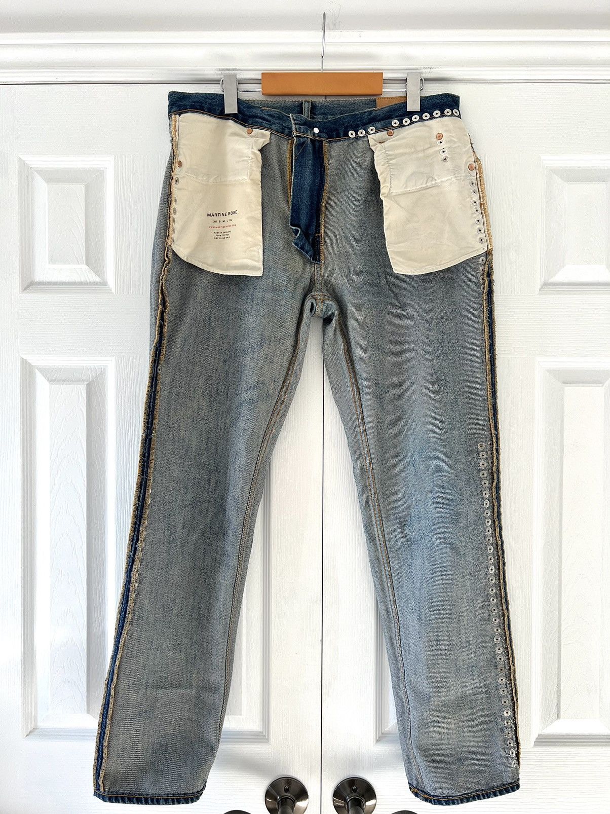 Martine Rose Rare Martine Rose Stud-Embellished Denim Size US 32 / EU 48 - 9 Thumbnail