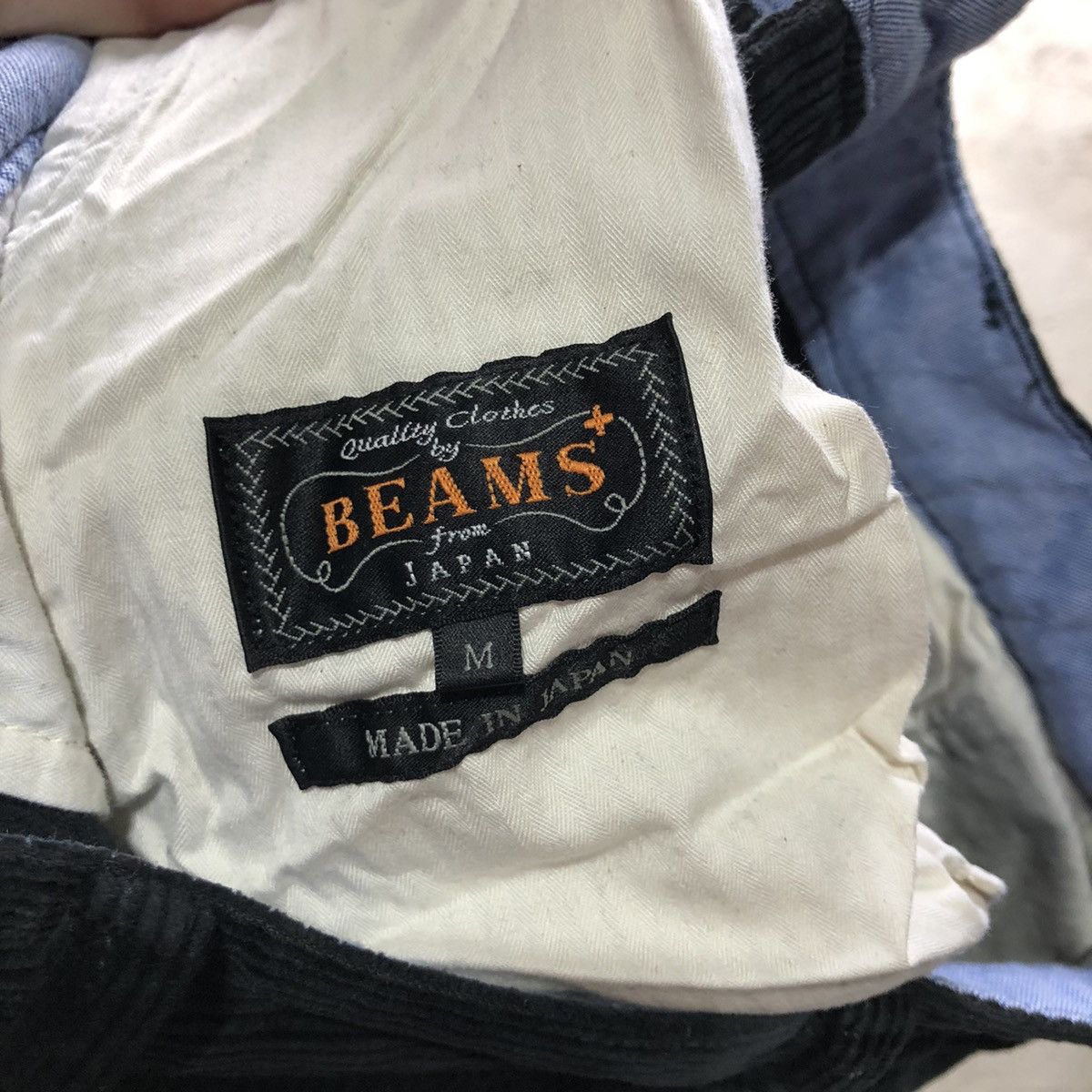 Beams Plus Beams 2Pleats Black Corduroy Pants Size US 32 / EU 48 - 6 Thumbnail