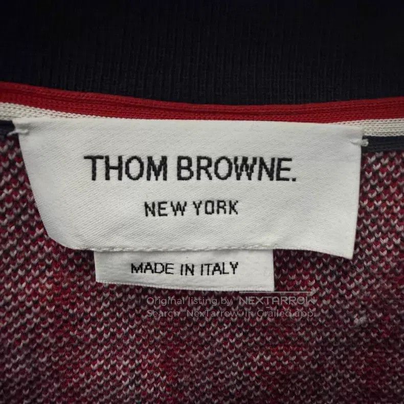 Thom Browne Thom Browne Black four-bar red plaid knit sweater Size US XXL / EU 58 / 5 - 6 Thumbnail