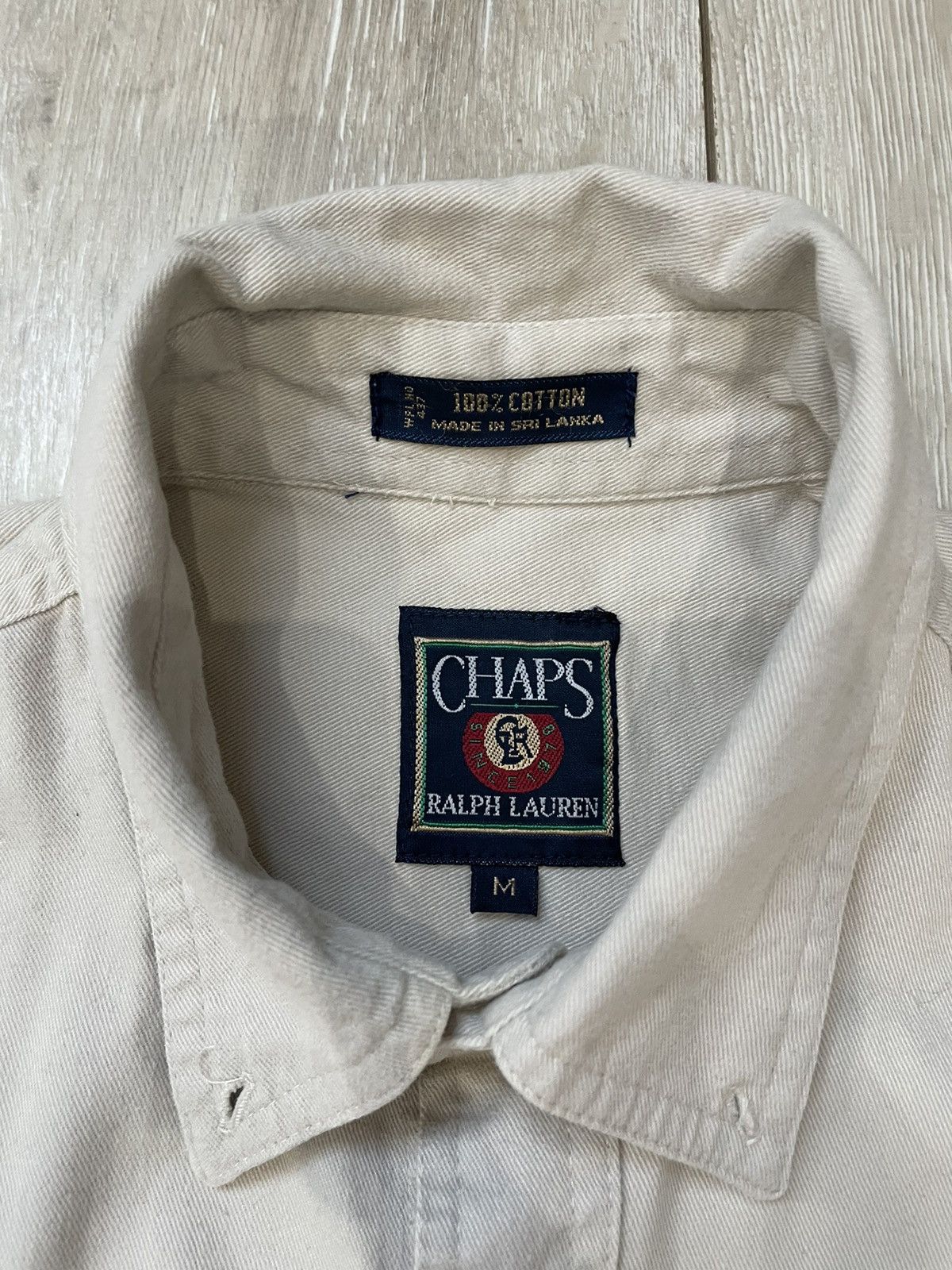 Chaps Ralph Lauren × Ralph Lauren × Vintage Vintage Chaps Ralph Lauren Cotton shirt Size US M / EU 48-50 / 2 - 3 Thumbnail