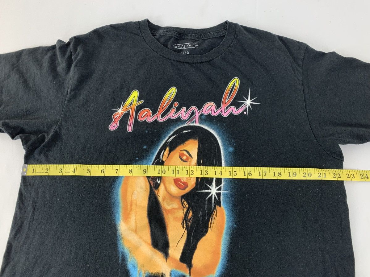 Other Aaliyah Rap Grafitti Big Logo Black Printed Tee T-shirt Size US XL / EU 56 / 4 - 5 Thumbnail