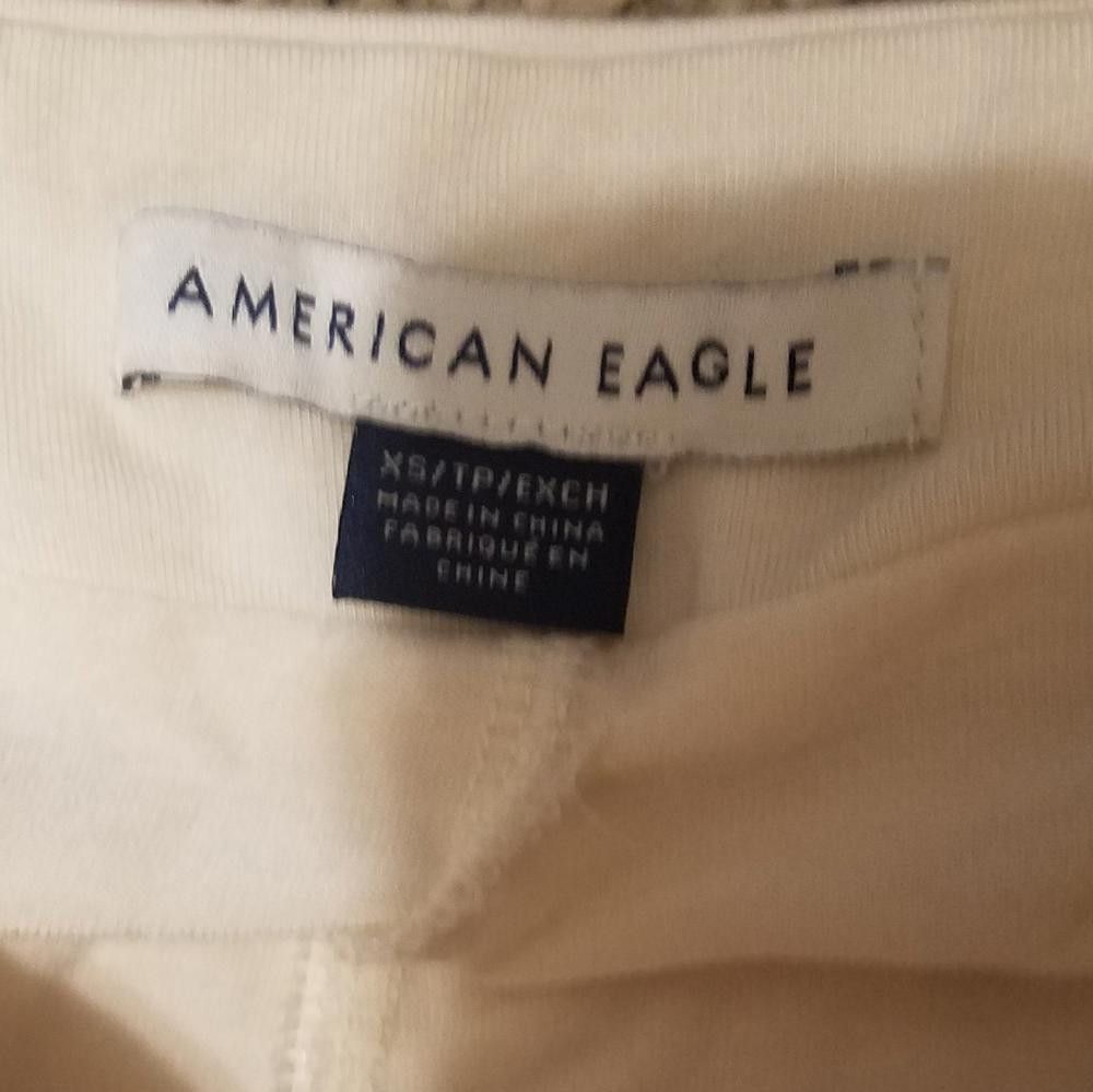 Designer American Eagle Elegant Cream Skorts XS Size 26" / US 2 / IT 38 - 3 Thumbnail