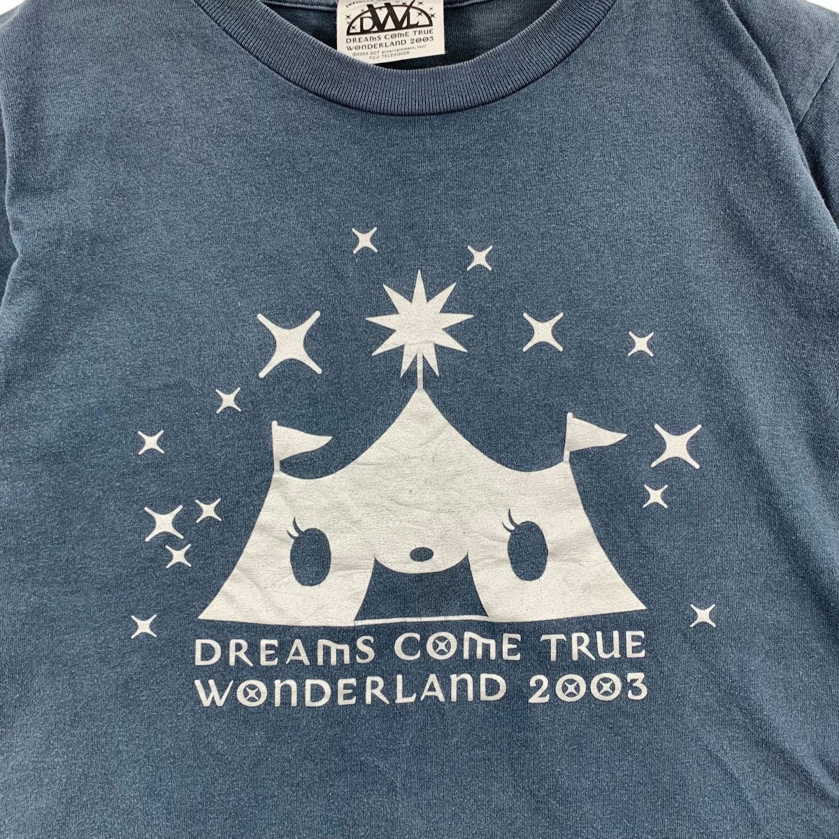 Japanese Brand WONDERLAND Dreams Come True 2003 Japanese Music Duo Tshirt Size US S / EU 44-46 / 1 - 3 Thumbnail