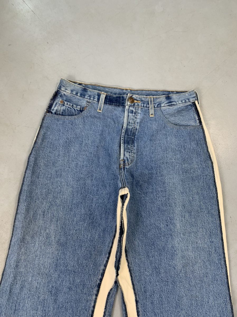 Levi's Vintage upcycled custom baggy denim Size US 34 / EU 50 - 4 Thumbnail