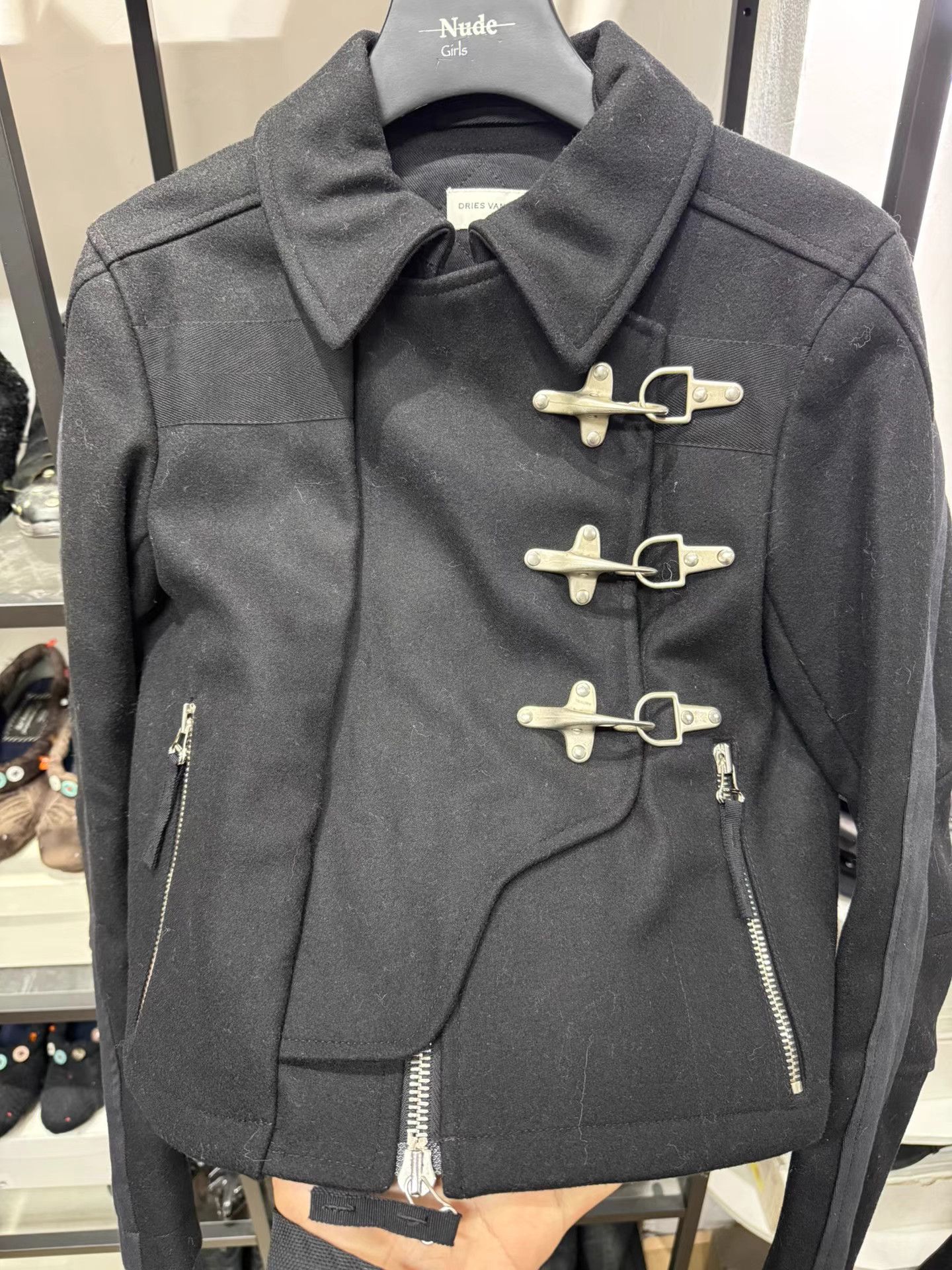 Dries Van Noten Dries van noten Airplane Buckle Short Jacket K20 Size XXS / US 00 / IT 34 - 3 Thumbnail