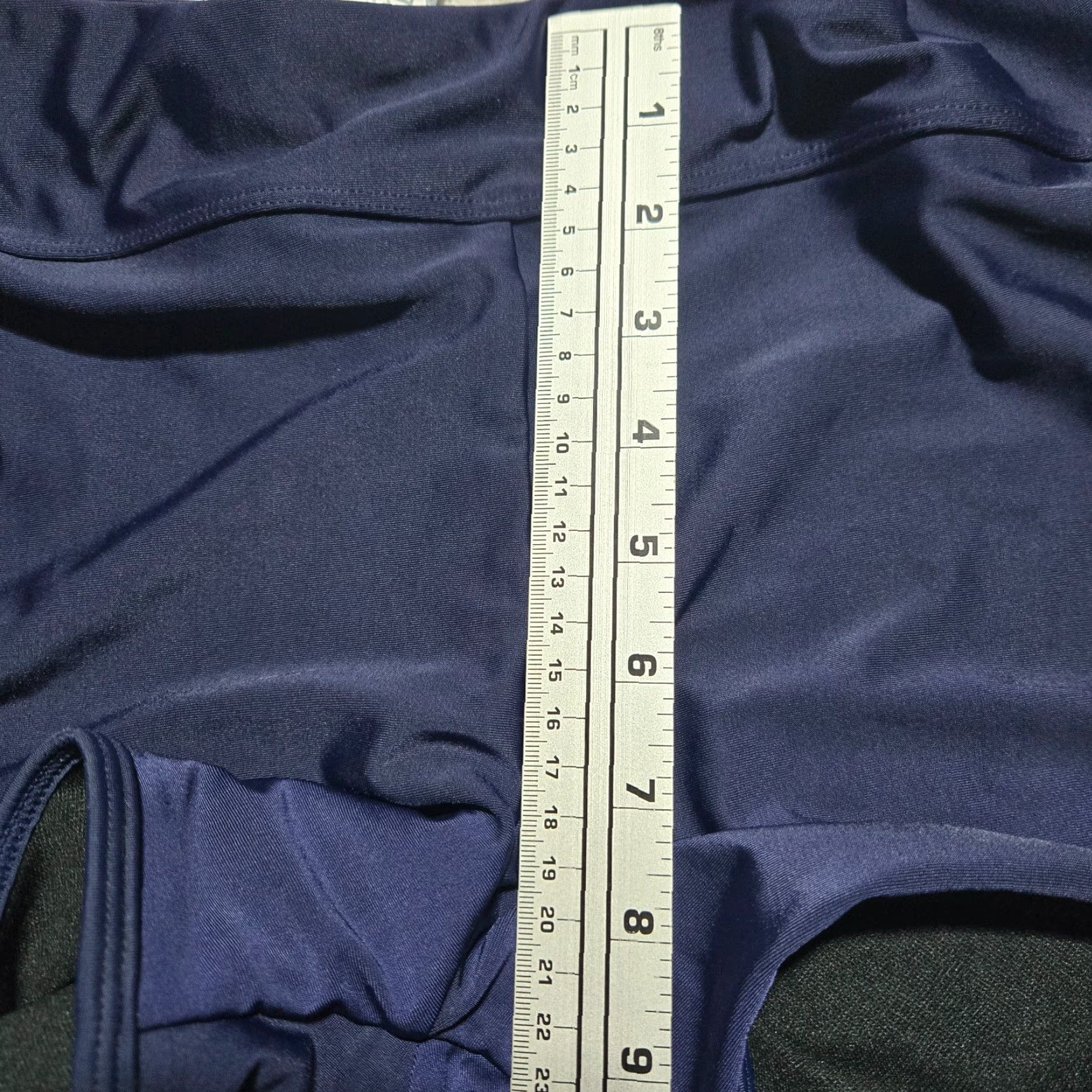 Vintage Fashion World Women's Swim Shorts NWT Lightweight SZ L Blue Bottoms Quick Dry Cargo Pocket Bathing Suit Bottoms Size 36" / US 14 / IT 50 - 7 Thumbnail