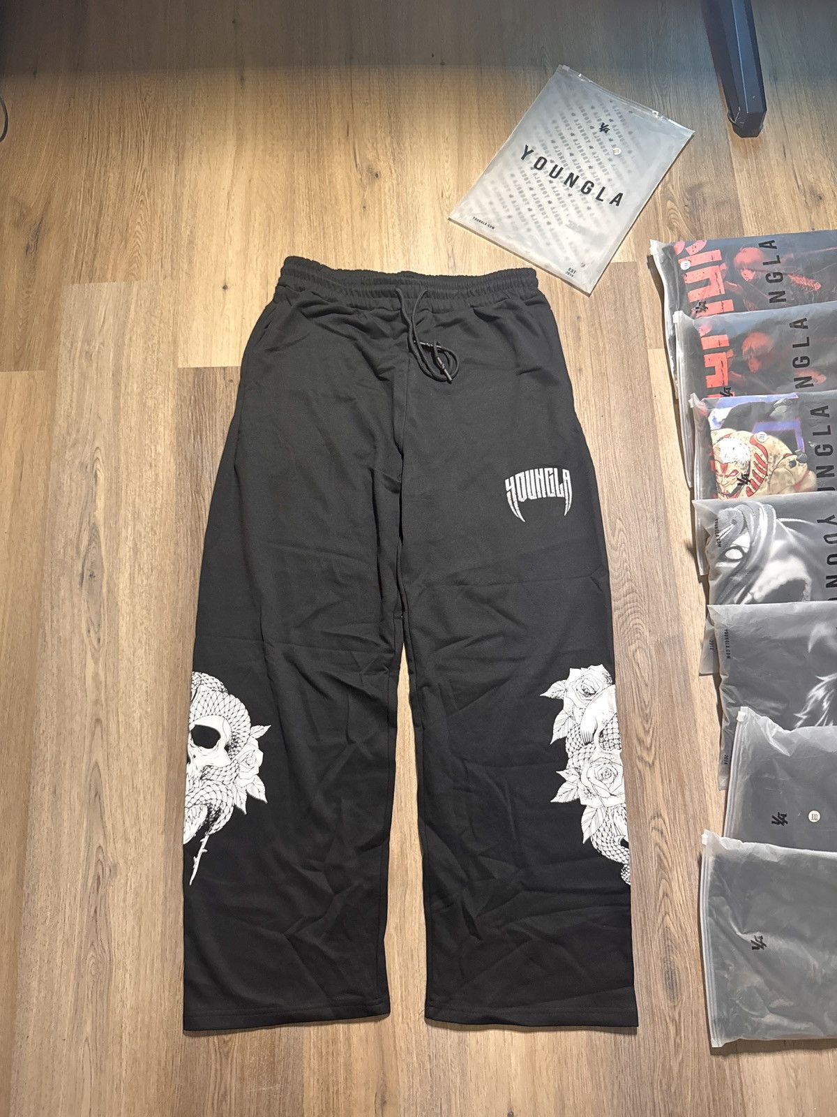 Darc Sport × Gymshark × YoungLA YoungLa SWEATS BAGGY JOGGERS THE DAWN COLLECTION size XXL Size US 40 / EU 56 - 1 Thumbnail