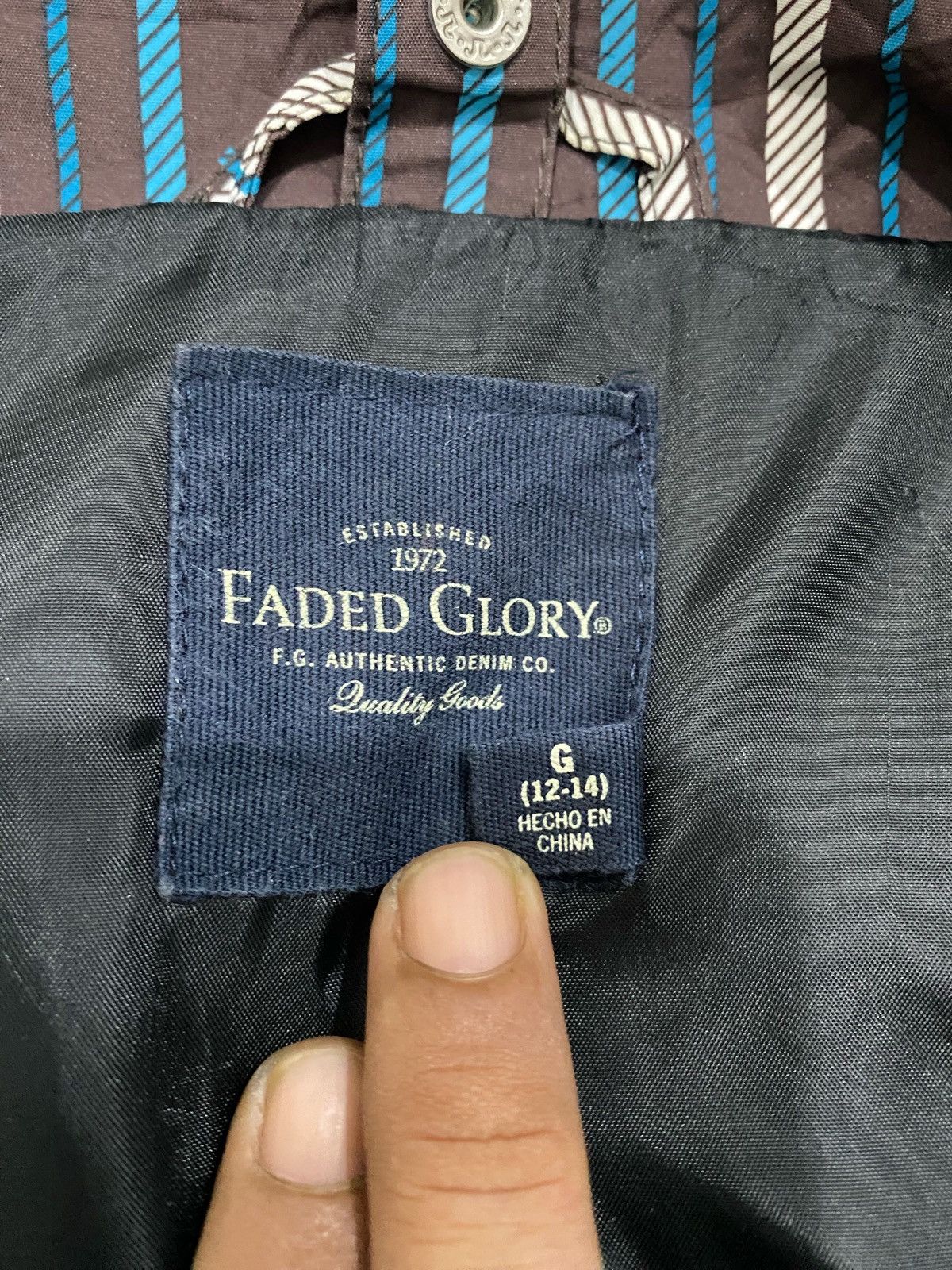 Faded Glory × Japanese Brand Faded Glory Double zipper Talon Hoodie Jacket Size US L / EU 52-54 / 3 - 8 Thumbnail