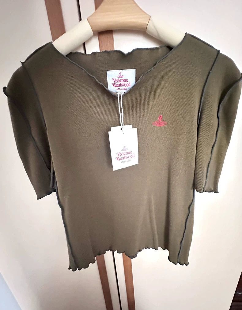 Vivienne Westwood vivienne westwood size os Knitted jacket, military green Size XS / US 0-2 / IT 36-38 - 2 Thumbnail