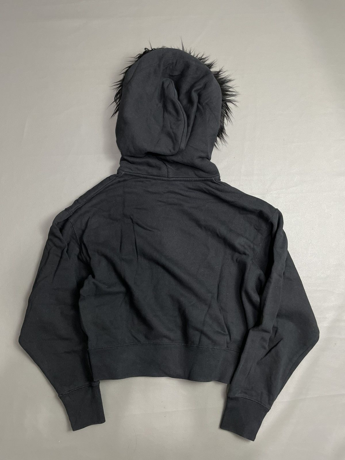 Japanese Brand Black Zip fur hoodie Size US S / EU 44-46 / 1 - 6 Thumbnail