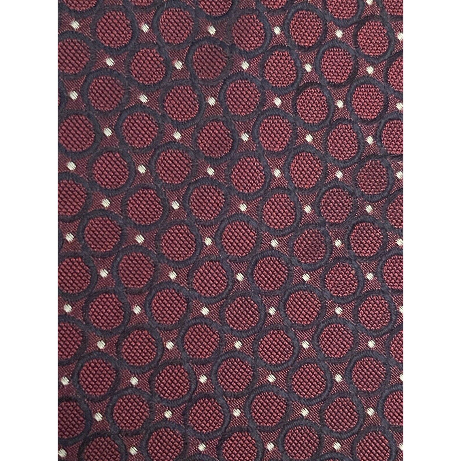 Tommy Hilfiger Tommy Hilfiger Burgundy Blue 100% Imported Silk Made In USA Size ONE SIZE - 9 Thumbnail