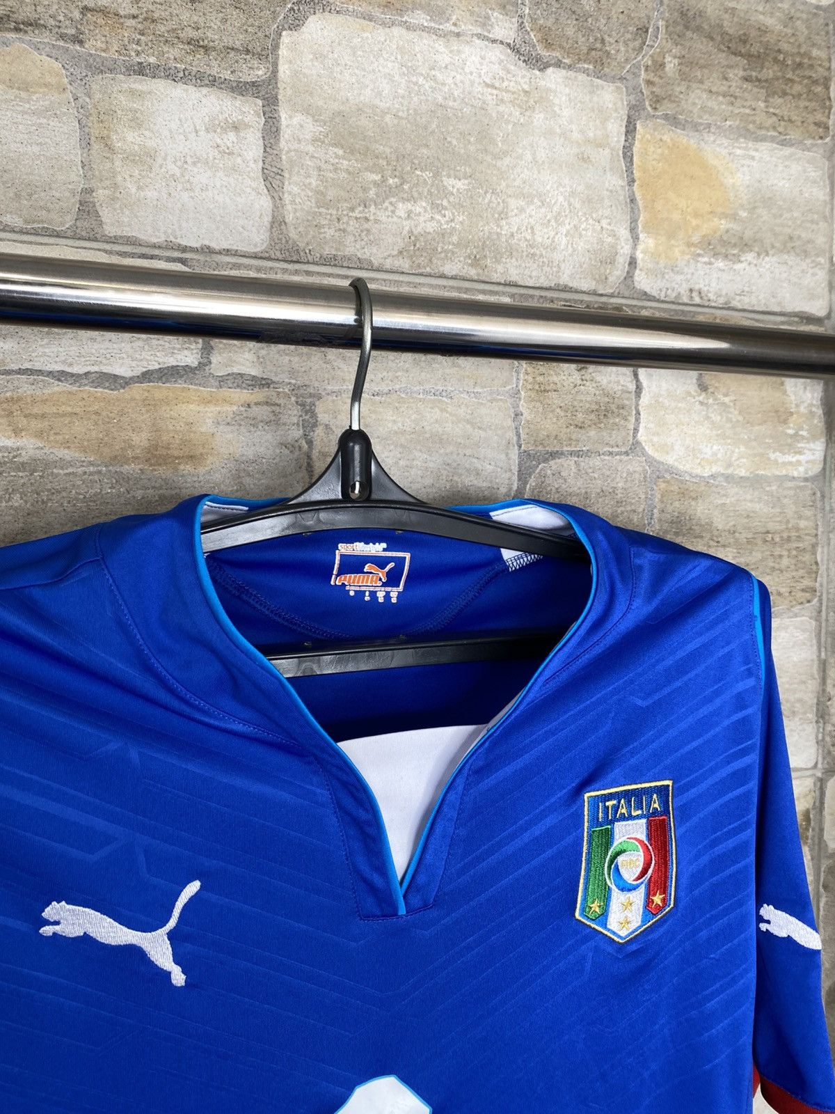 Puma Puma Italy 2013-2014 #9 Balotelli Home Kit Jersey Shirt Size US M / EU 48-50 / 2 - 6 Thumbnail