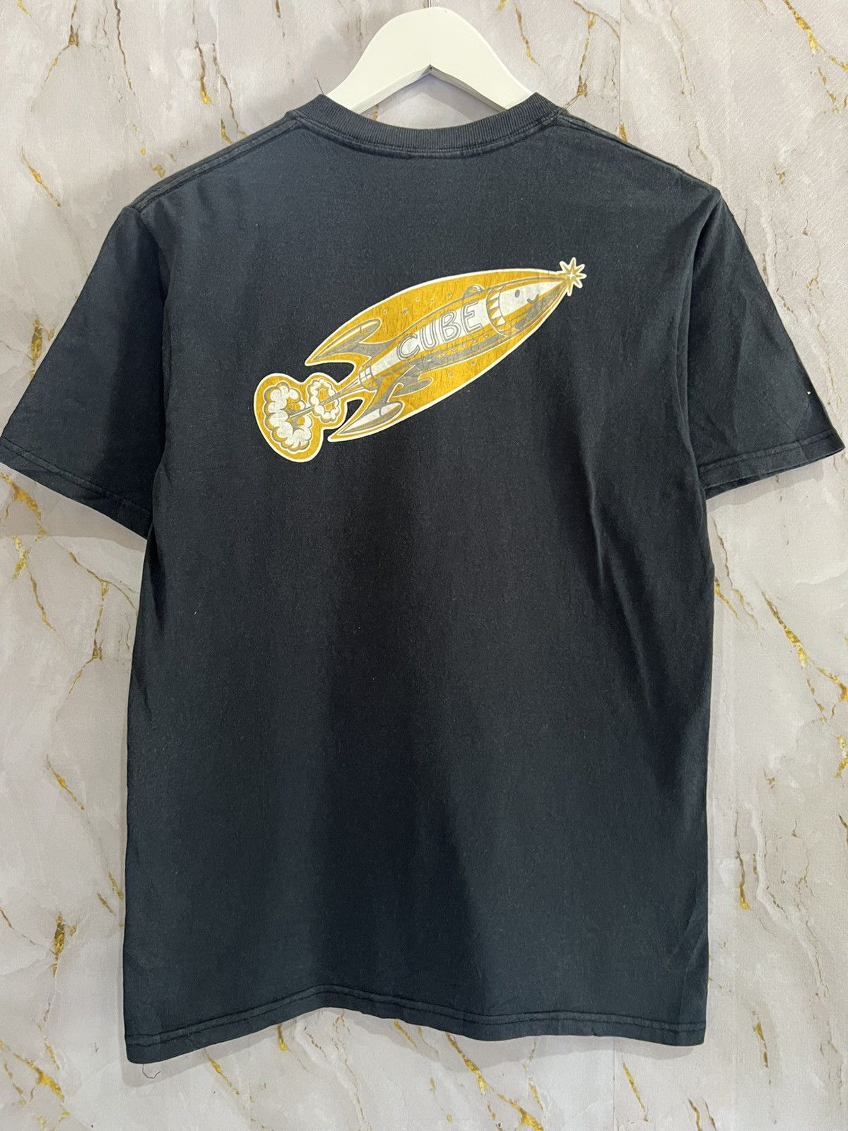 Anvil Vintage Cube Graphic T-Shirt / Back Print Tee Size US S / EU 44-46 / 1 - 2 Thumbnail