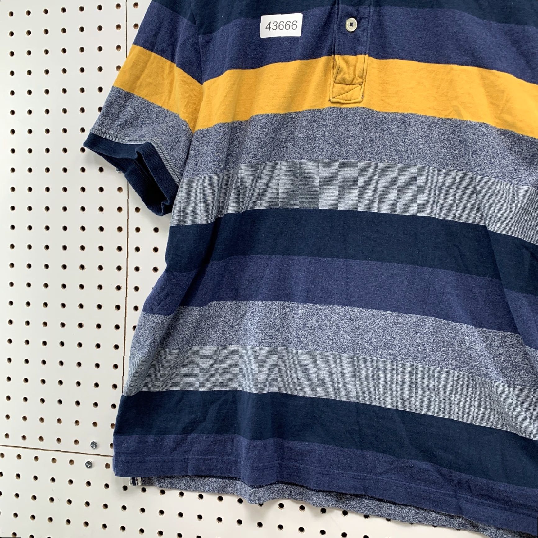 Vintage Fat Face Polo Shirt Mens 2XL Striped Short Sleeve Collared Golf Casual Yellow Blue Mens 2XL Polo Size US XXL / EU 58 / 5 - 3 Thumbnail