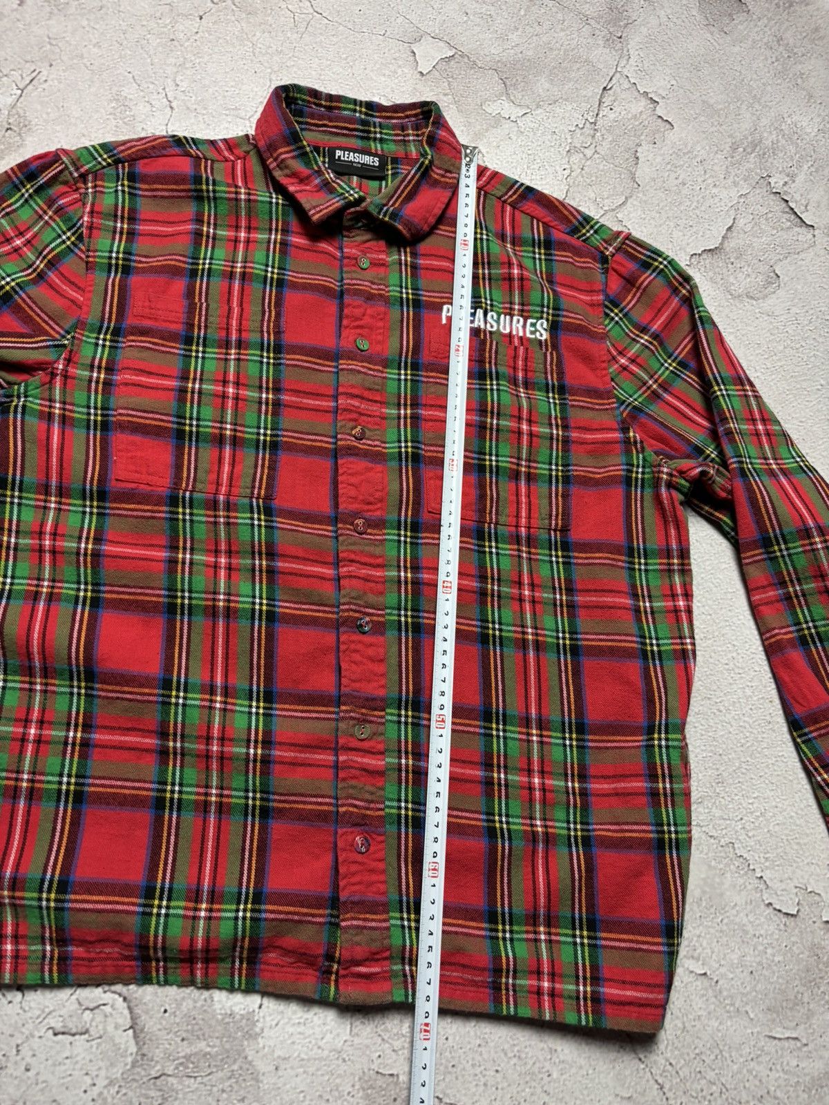 Pleasures PLEASURES Take The Law Into Your Own Plaid Button Up Shirt Size US L / EU 52-54 / 3 - 10 Thumbnail