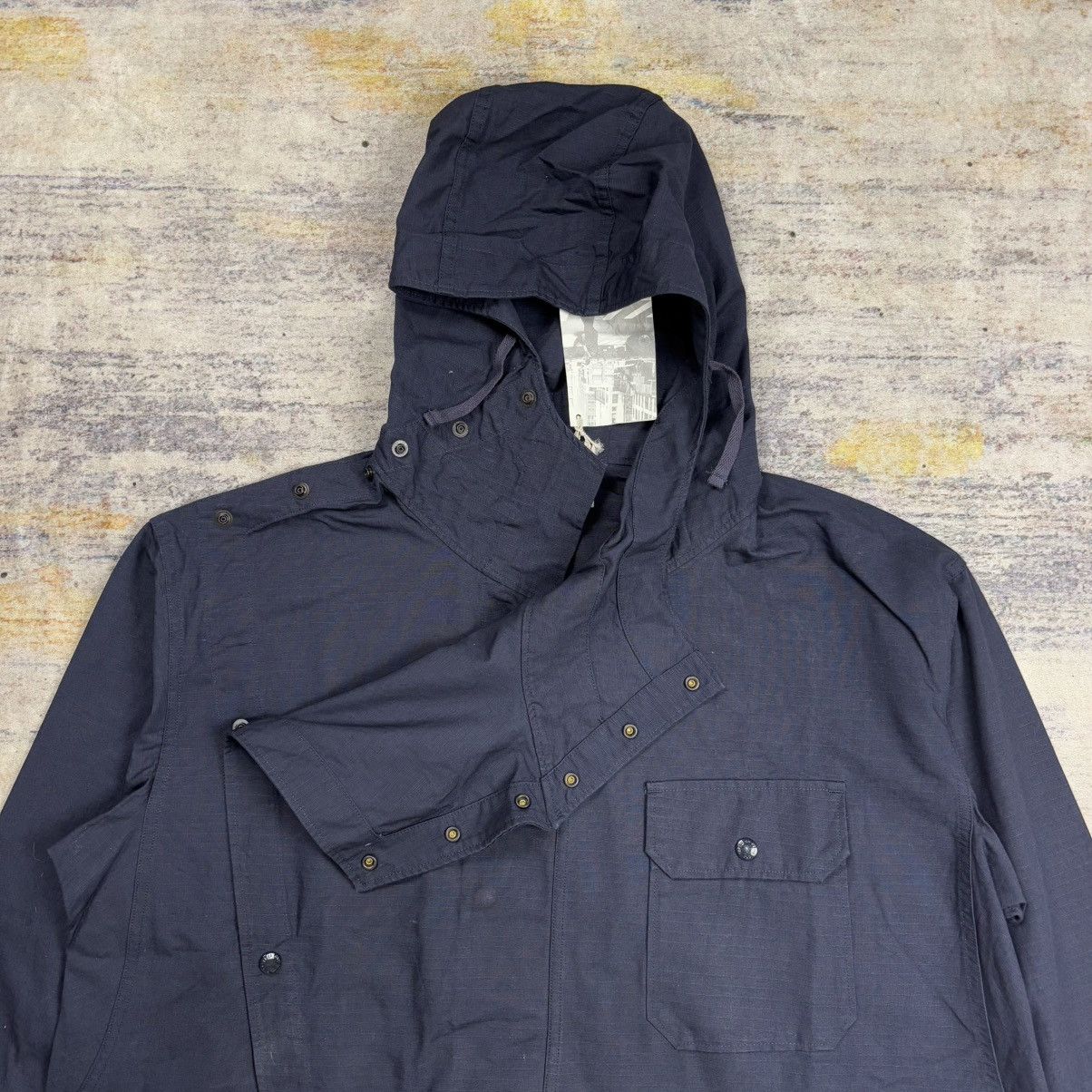 Engineered Garments Engineered Garment sonor asymmetrical snap front jacket Size US XL / EU 56 / 4 - 4 Thumbnail