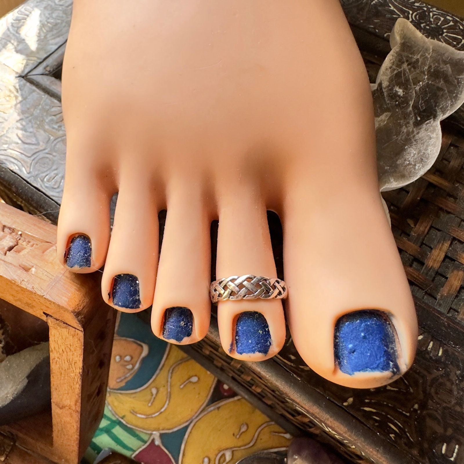 The Unbranded Brand Celtic Weave Sterling Silver Toe Ring Size ONE SIZE - 2 Thumbnail