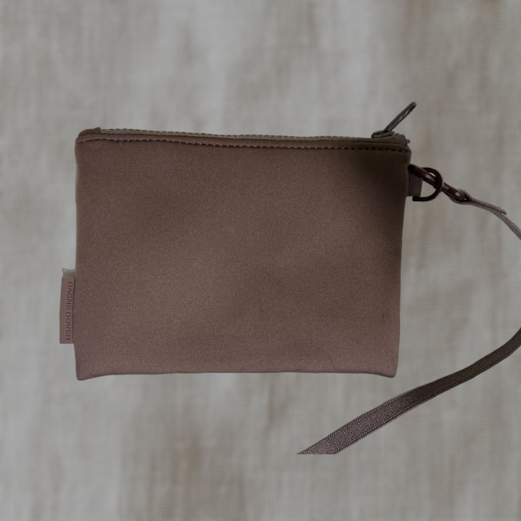 Dagne Dover Dagne Dover Taupe Pouch Wristlet Neoprene Clutch 7x5 Women Women Wristlet Taupe Pouch Neoprene Size ONE SIZE - 1 Thumbnail