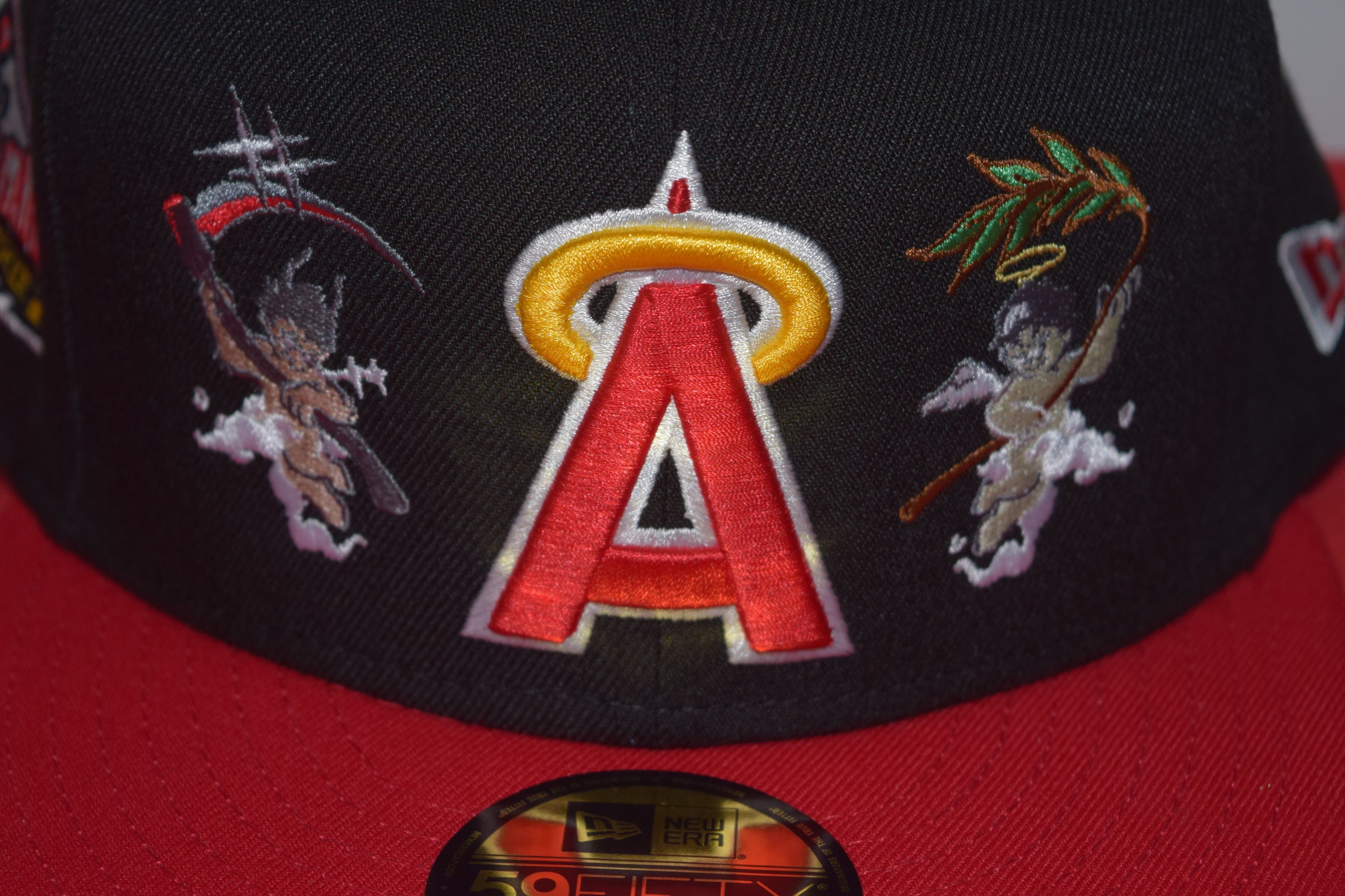 New Era MLB New Era LA Angels California Demon Angel Fitted RARE Size ONE SIZE - 2 Thumbnail