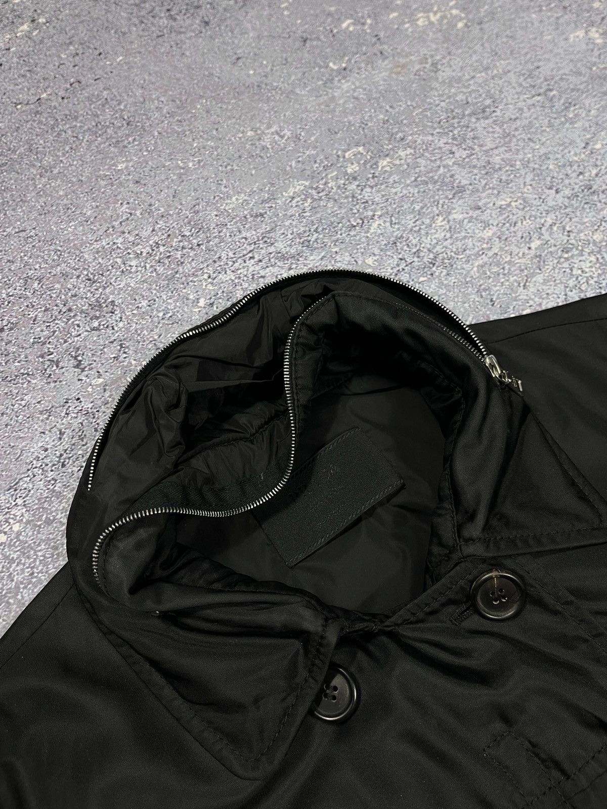 Prada Luxury Very Rare Vintage Prada Zip Nylon Coat Trench Jacket Size M / US 6-8 / IT 42-44 - 10 Thumbnail