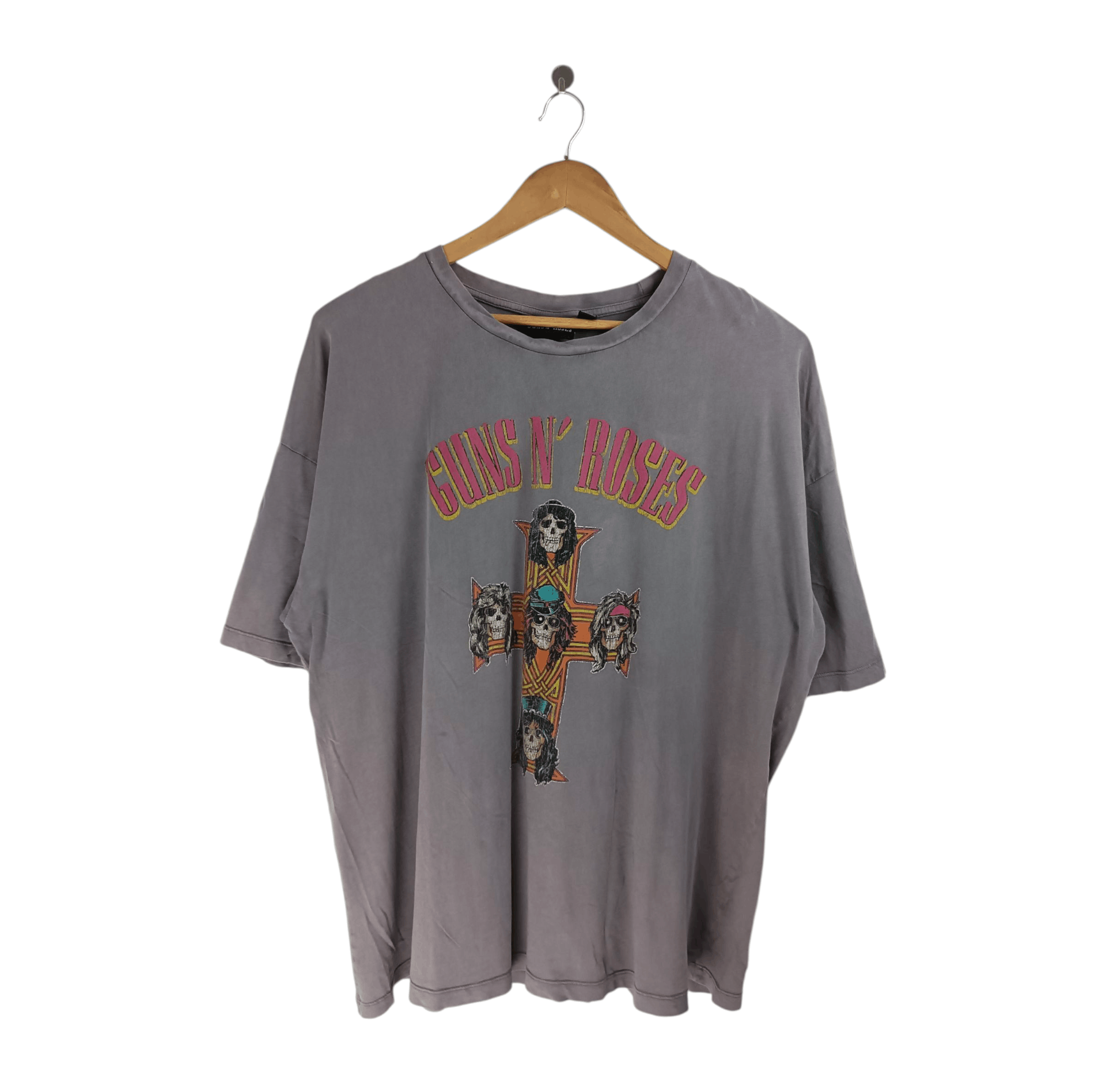 Band Tees VINTAGE GUNS N' ROSES CROSS FADED TE motley acdc metallica Size US XXL / EU 58 / 5 - 1 Thumbnail
