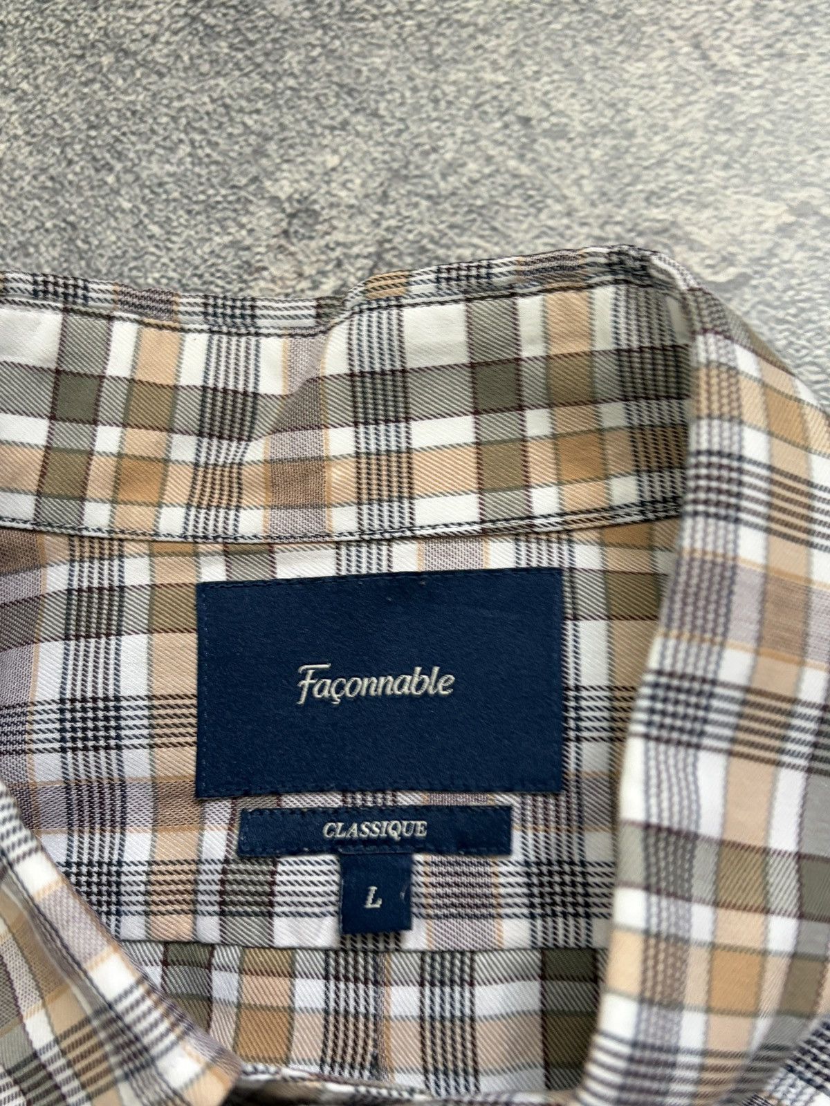 Faconnable Façonnable Plaid Cotton Button Down Shirt Large Size US L / EU 52-54 / 3 - 3 Thumbnail