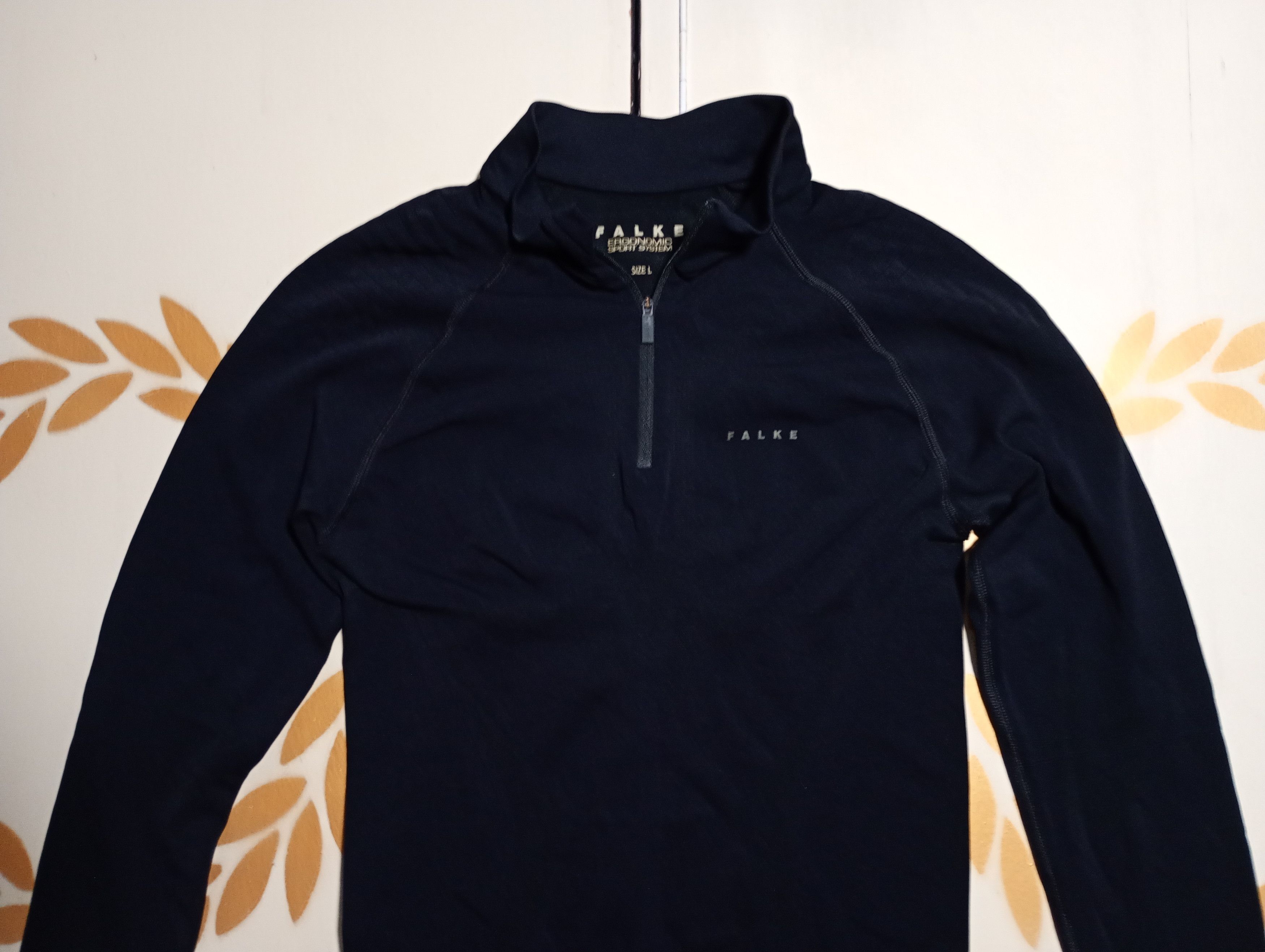 FALKE FALKE Ergonomic Sport System Maximum Stretch Half Zip Shirt Size US L / EU 52-54 / 3 - 5 Thumbnail