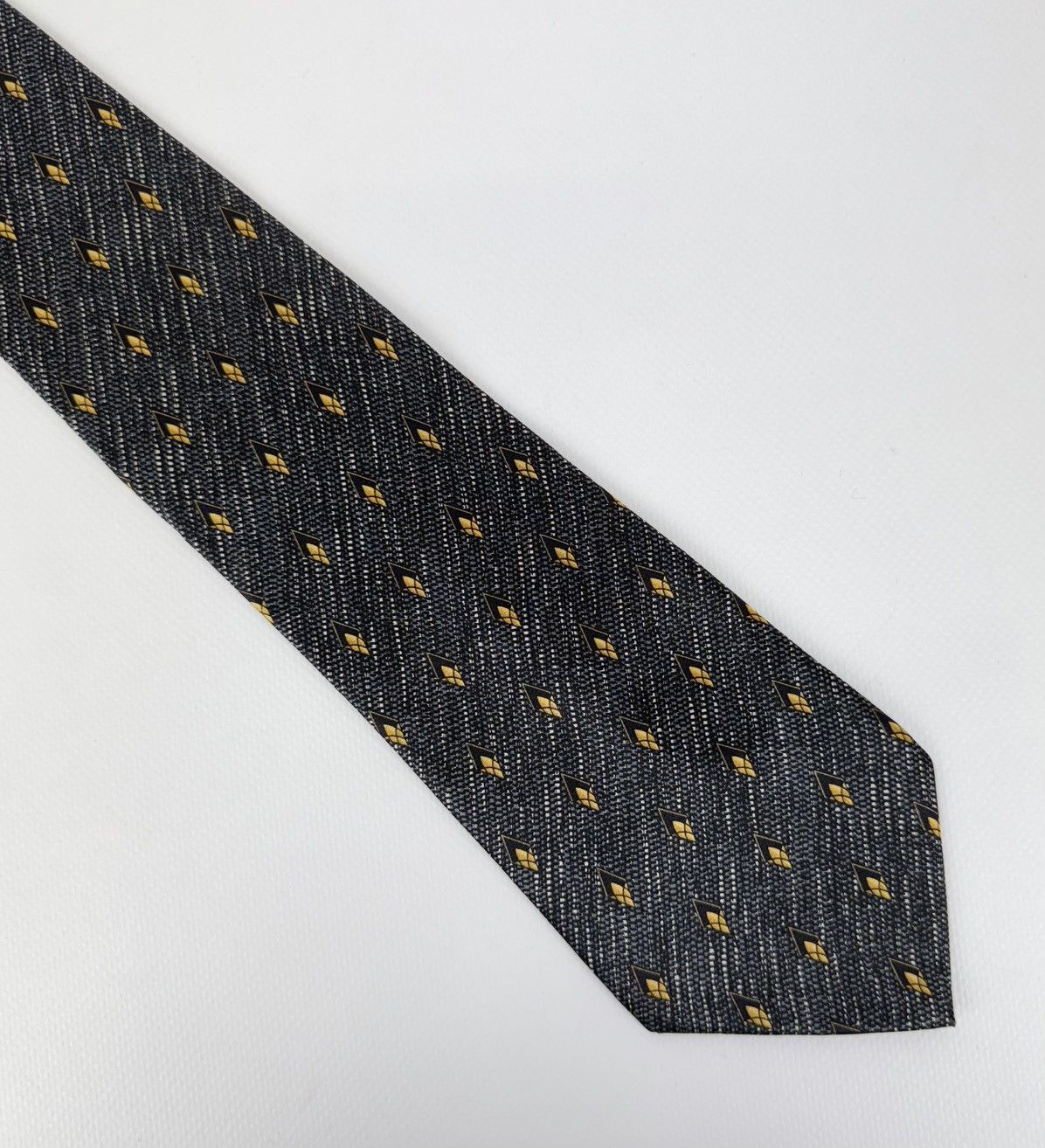 Lanvin Lanvin Paris 100% silk Tie Necktie for Men Top Luxury Gray Size ONE SIZE - 6 Thumbnail