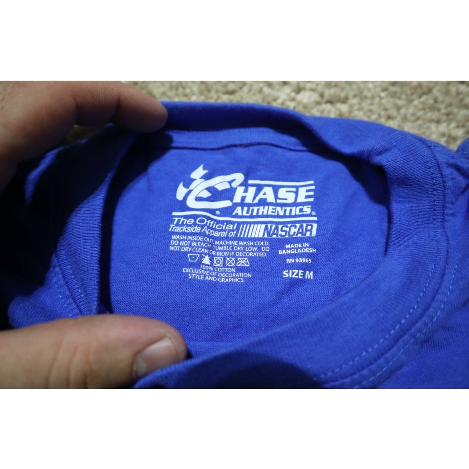 Vintage VINTAGE Chase Nascar Jimmie Johnson Graphic T-Shirt 2014 US Sprint Cup Men’s Medium Blue Nascar Mens Size US M / EU 48-50 / 2 - 5 Thumbnail