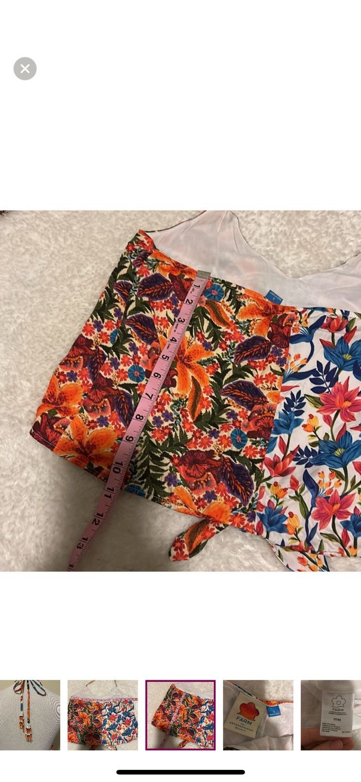 Anthropologie × Farm Rio Farm Rio for Anthropologie small spliced Cali blouse Size S / US 4 / IT 40 - 7 Thumbnail