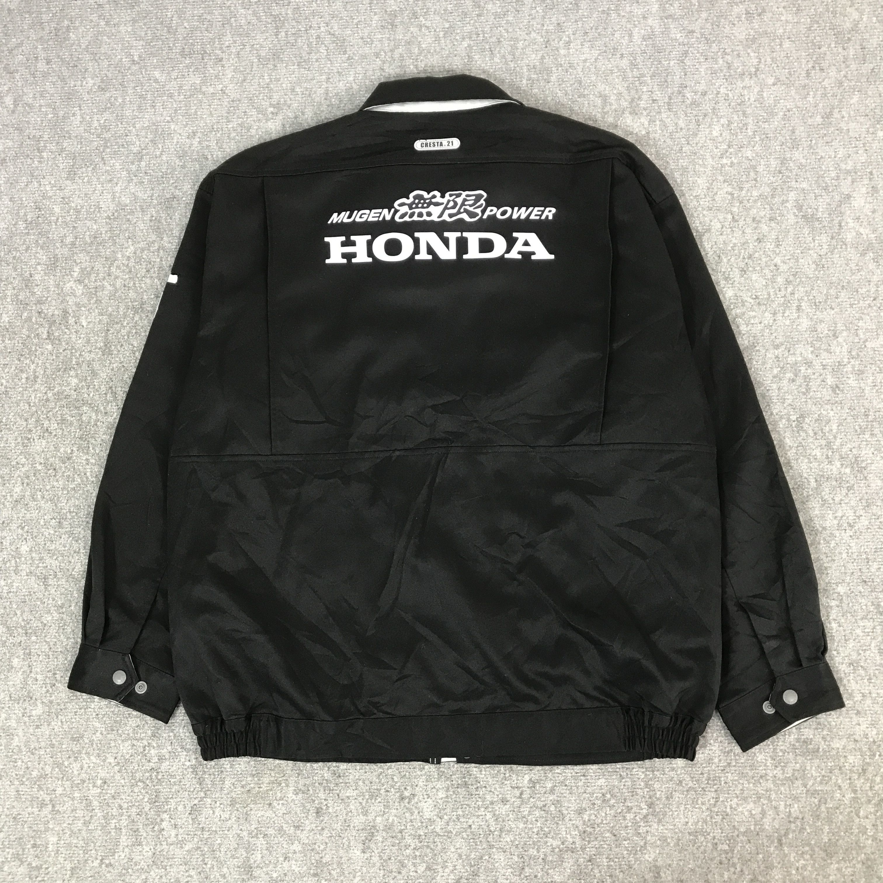 Japanese Brand HONDA MUGEN RACING JAPAN BLACK JACKET Size US L / EU 52-54 / 3 - 1 Thumbnail