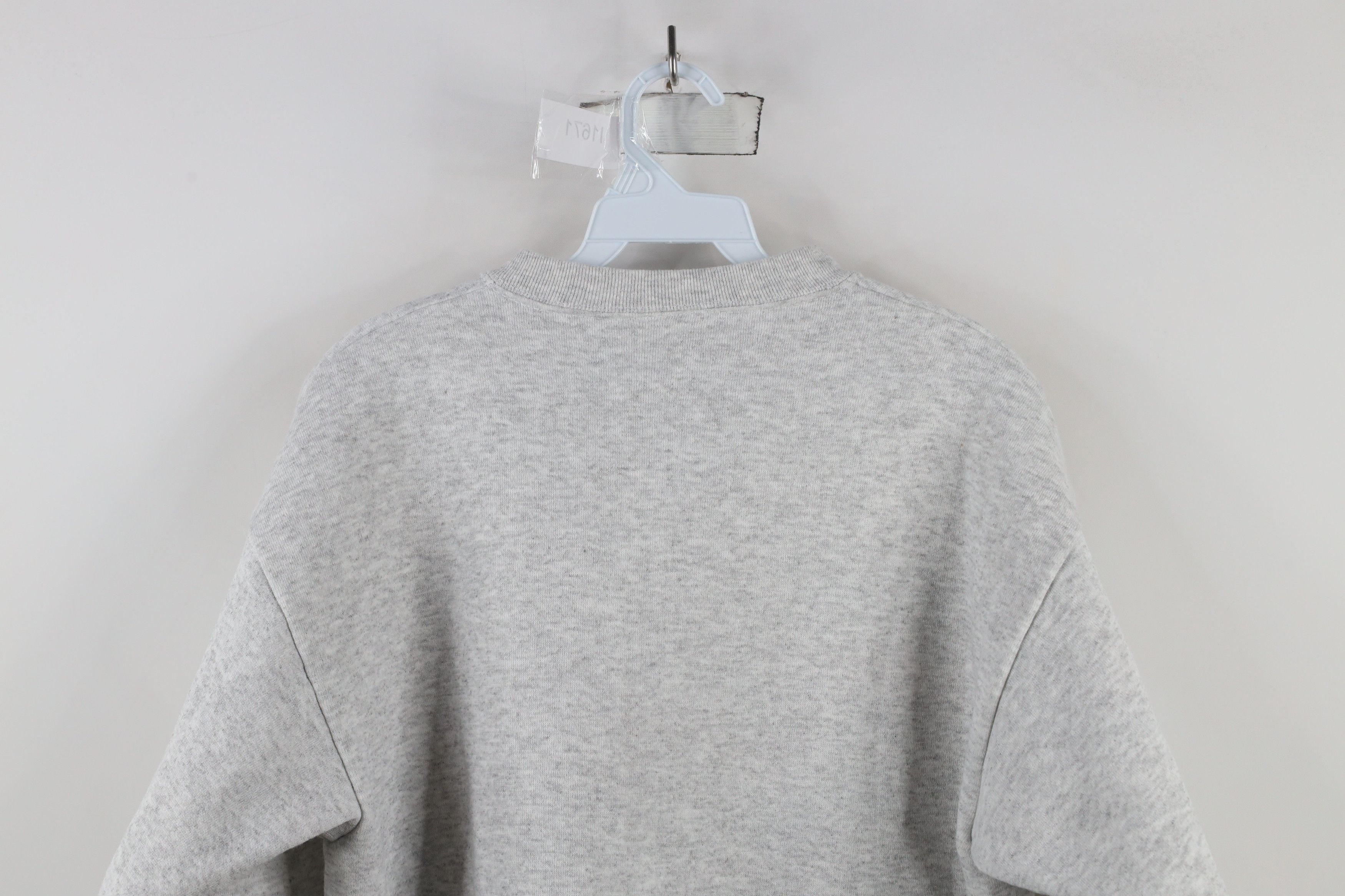 Vintage Vintage 90s Streetwear Crewneck Sweatshirt Heather Gray USA Size US M / EU 48-50 / 2 - 8 Thumbnail