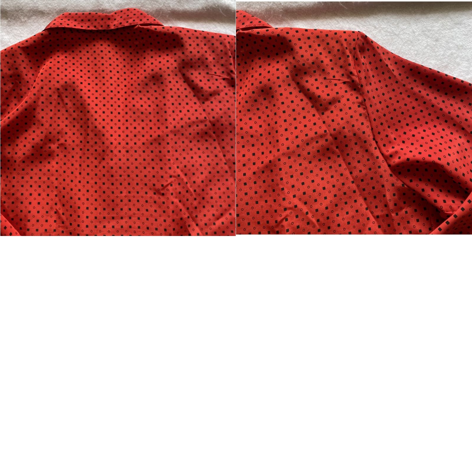 Vintage VINTAGE Koret Button Shirt Women’s 12 Blouse Red Polka Dot Long Balloon Sleeve Collared 90s Chic Womens Size XL / US 12-14 / IT 48-50 - 8 Thumbnail