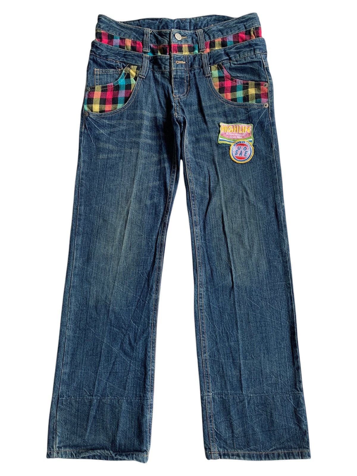 Tornado Mart DOUBLE WAIST💥 JAPANESE PUNK STYLE DENIM Size US 32 / EU 48 - 1 Thumbnail