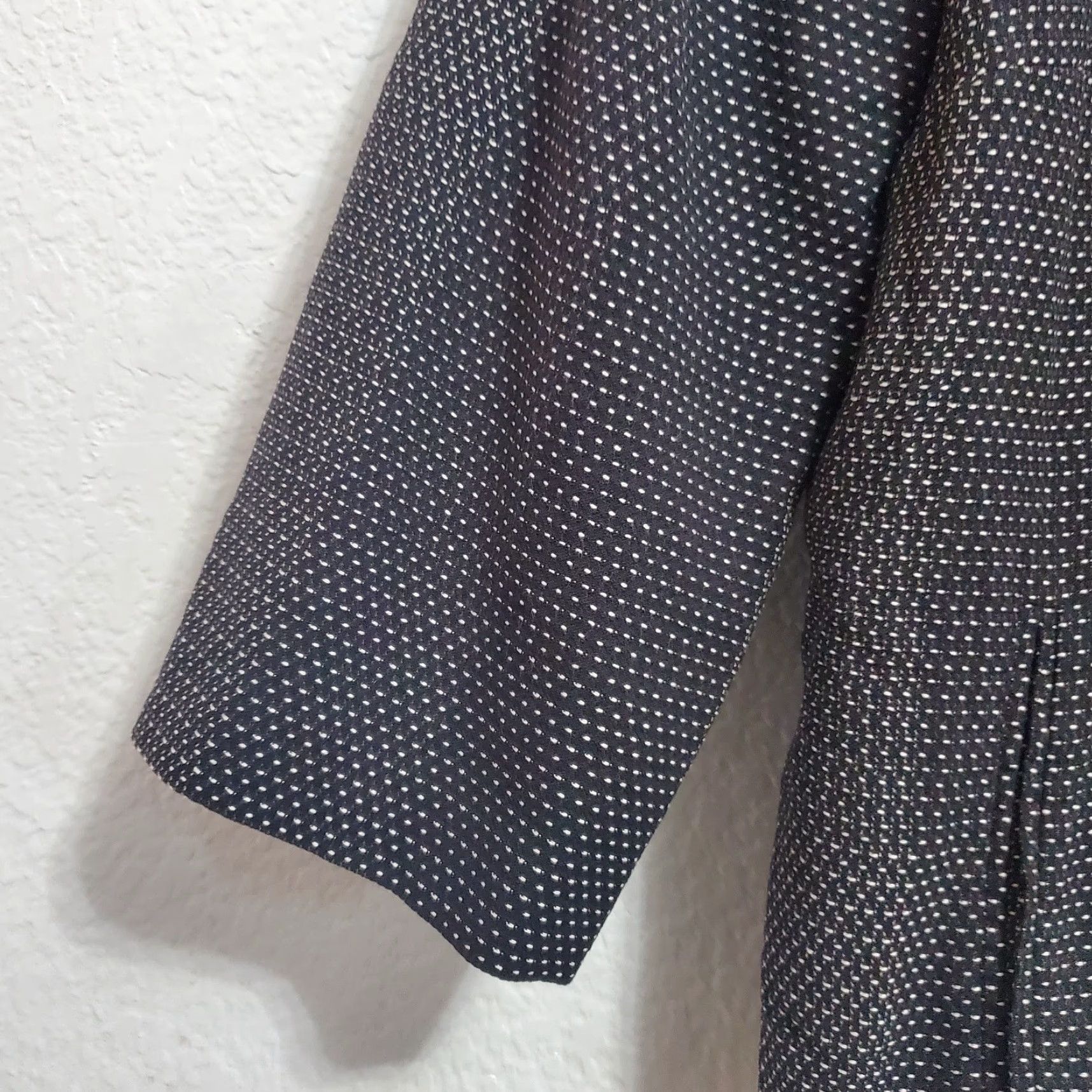 Eileen Fisher Eileen Fisher Jacket Women M Black Organic Cotton Karume Dash Open Front Blazer Size M / US 6-8 / IT 42-44 - 7 Thumbnail