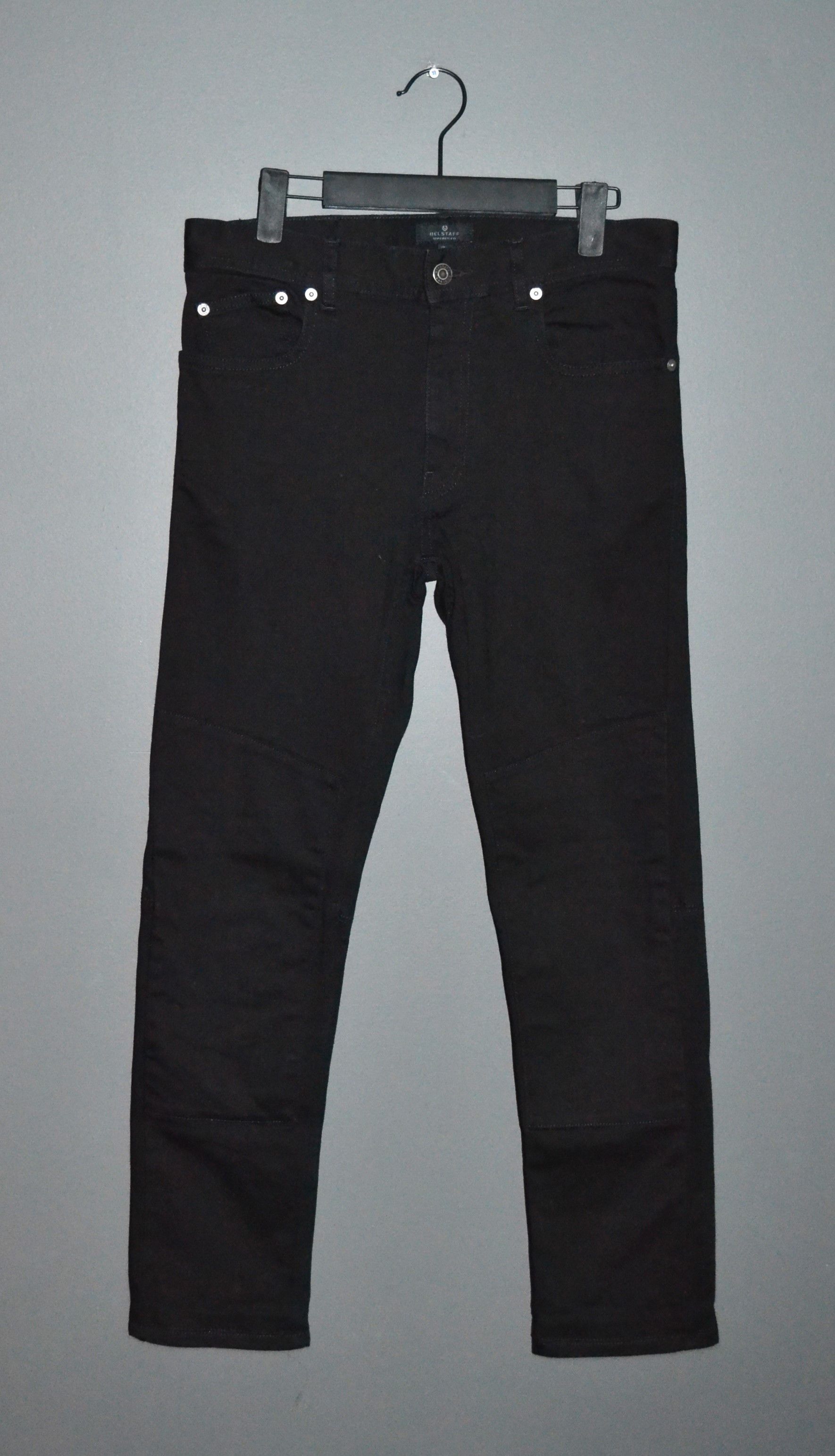 Belstaff Belstaff Black Biker Jeans 30 size Stretch Skinny Slim Size US 30 / EU 46 - 1 Thumbnail