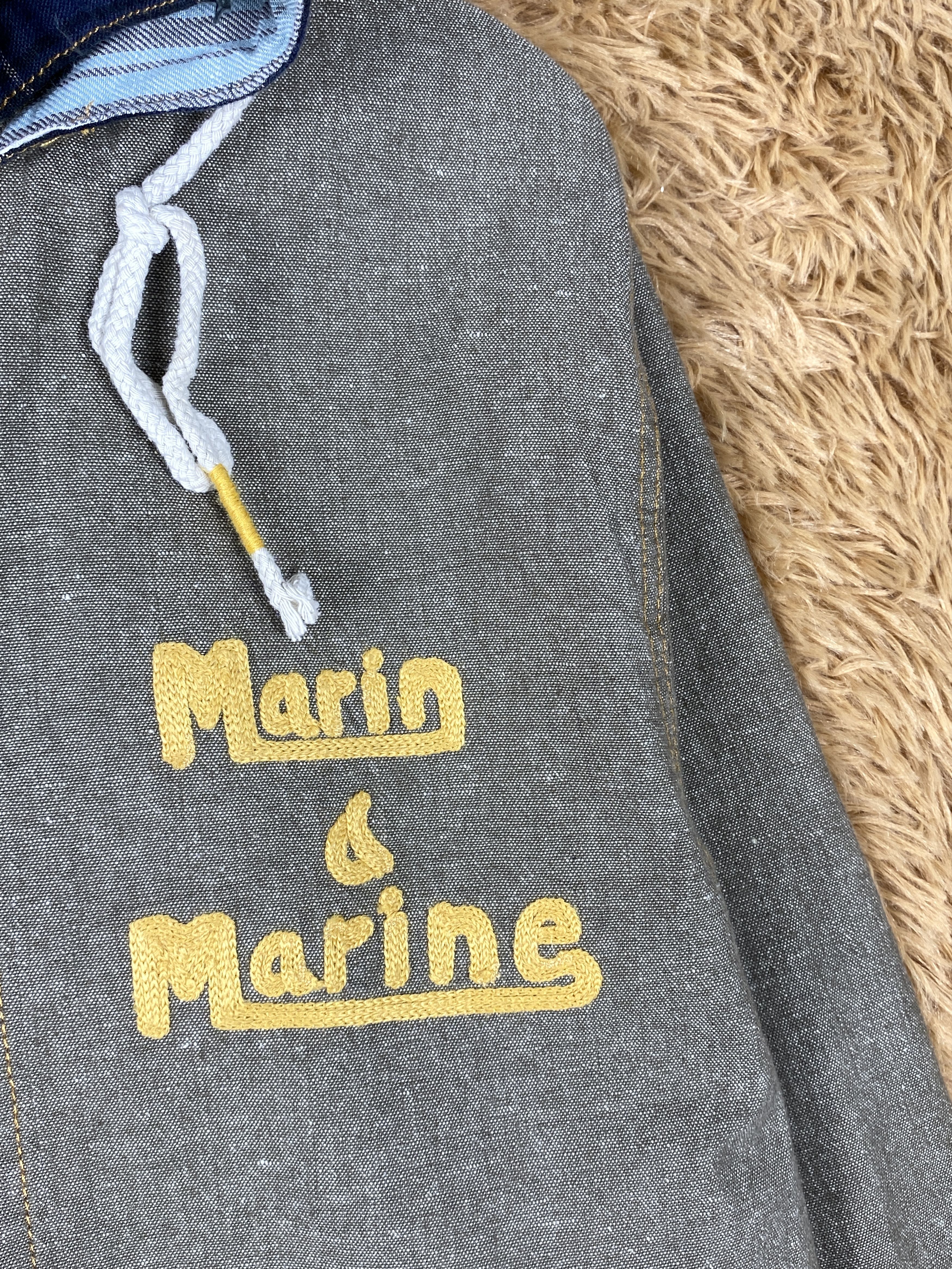 Japanese Brand × Vintage Vintage Marin & Marine Style Hoodie Long Jacket J1861 Size US S / EU 44-46 / 1 - 3 Thumbnail