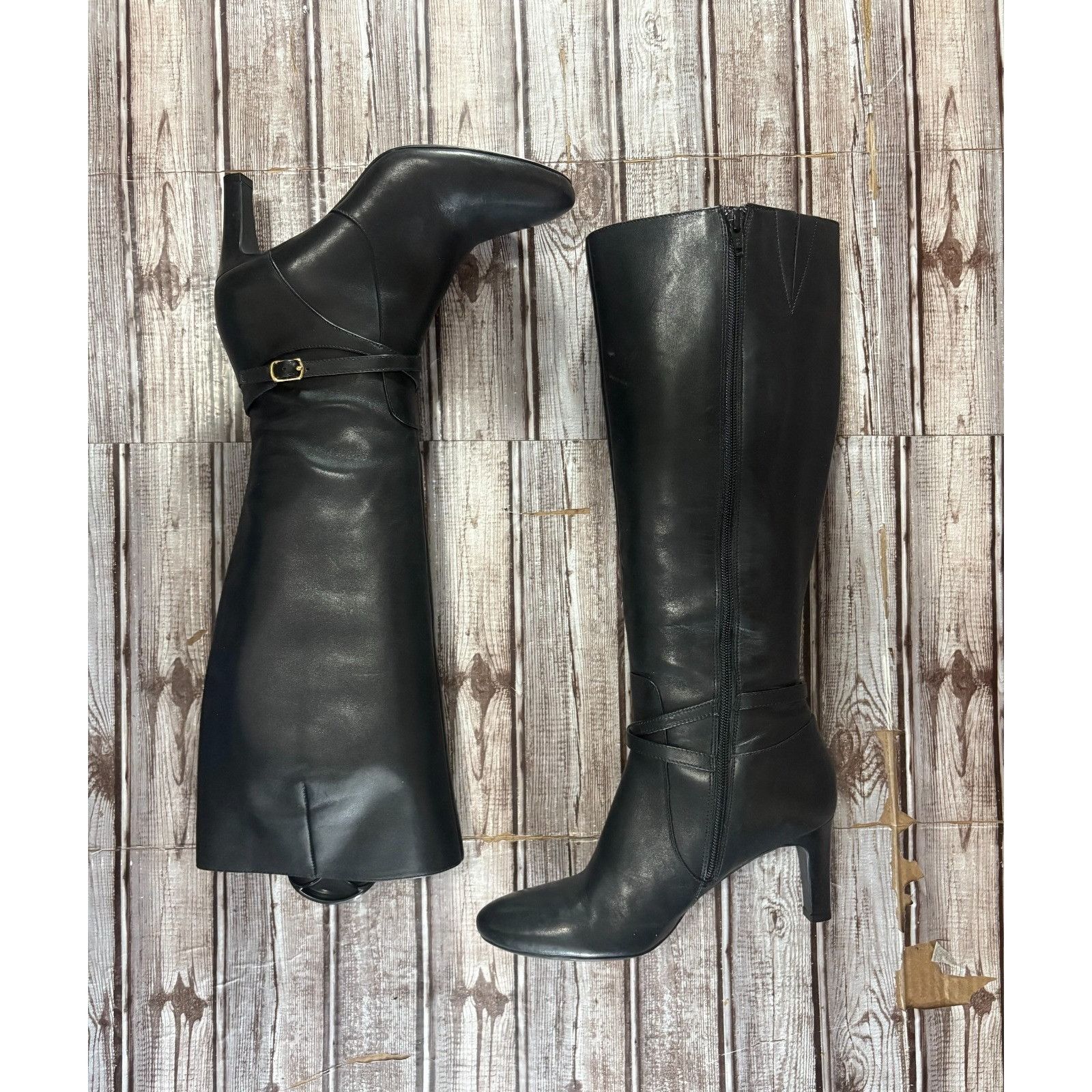 Lauren Ralph Lauren Lauren Ralph Lauren Elberta Heeled Knee-High Boots Size 7.5 Size US 7.5 / IT 37.5 - 3 Thumbnail
