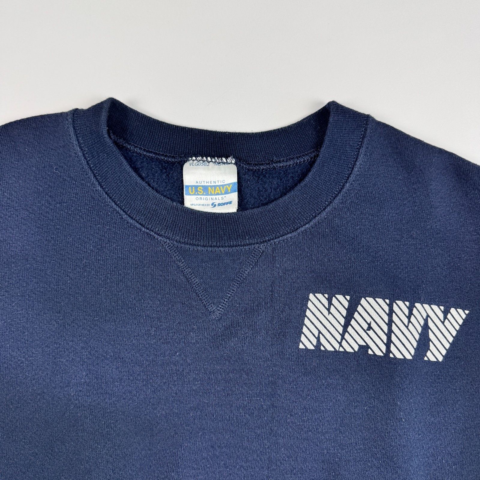 Vintage US Navy Soffe Made in USA Sweatshirt Navy M USMC Size US M / EU 48-50 / 2 - 3 Thumbnail