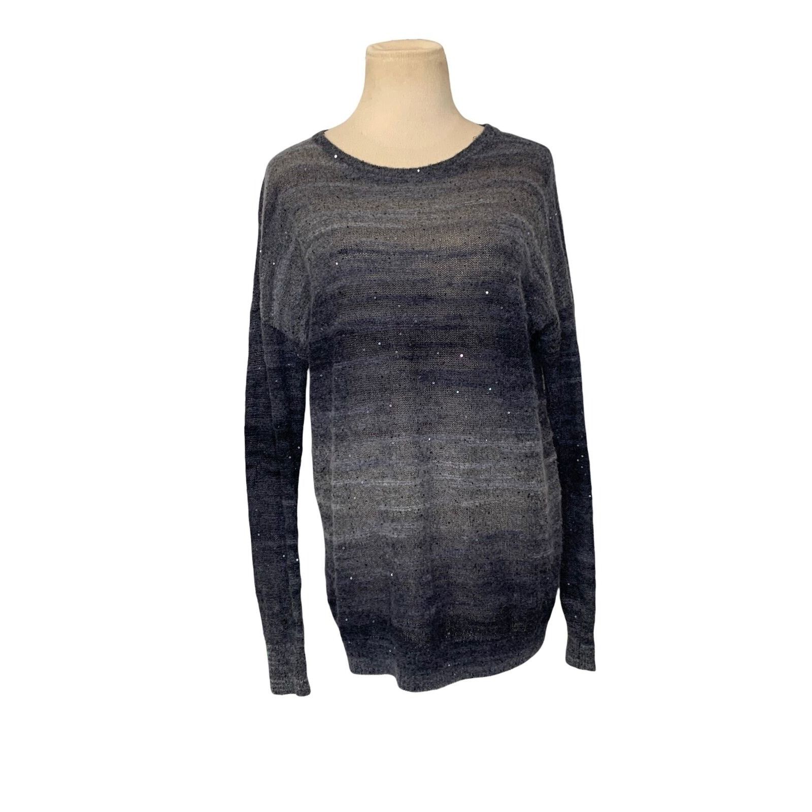 Vince Vince. gray virgin wool blend sequins sweater size small Size S / US 4 / IT 40 - 8 Thumbnail