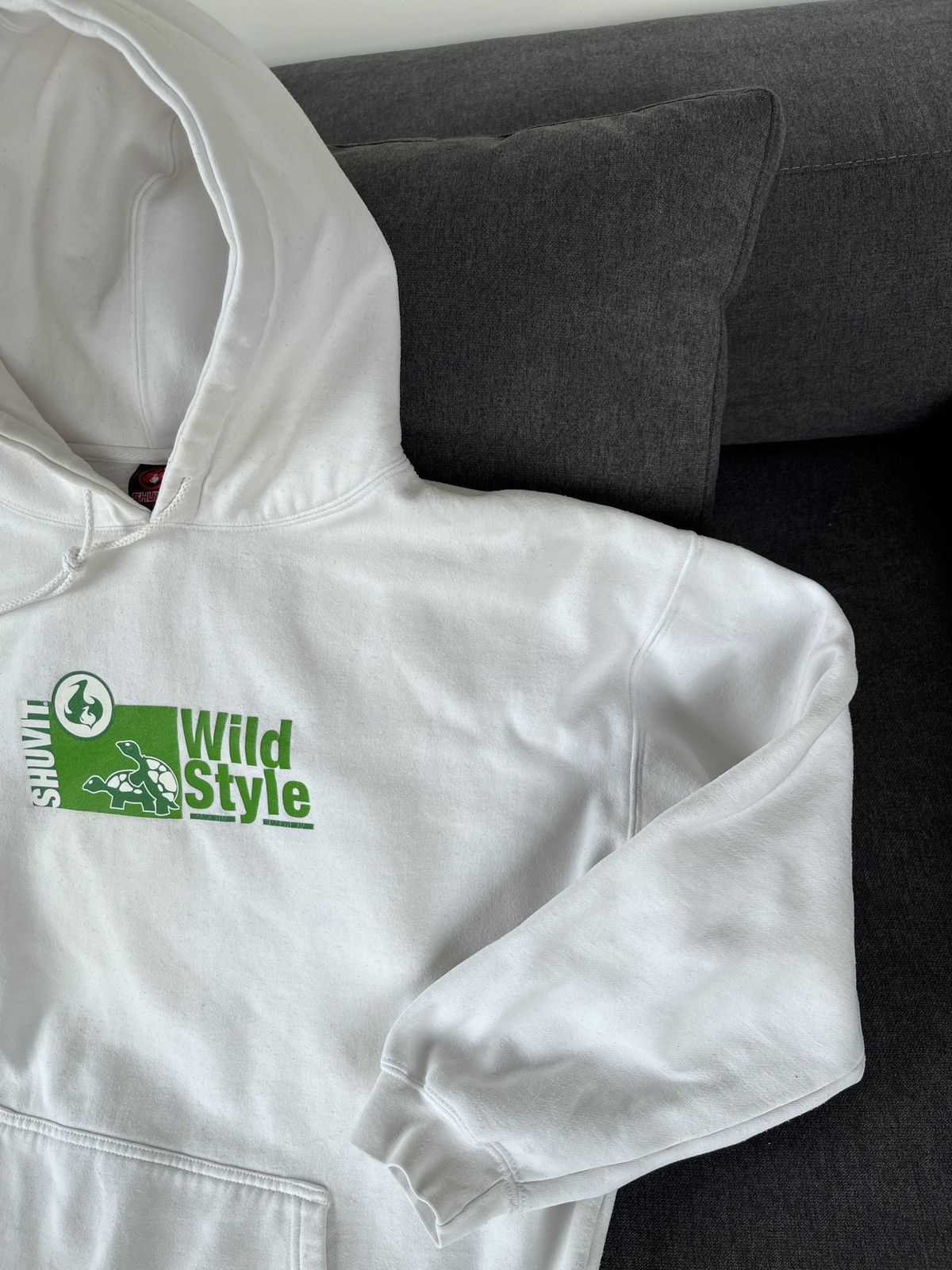 Alien Workshop × Hook-Ups × Shorty's Skateboards Vintage SHUVIT Skateboards Wild Style Sex Skate Hoodie Size US XL / EU 56 / 4 - 8 Thumbnail