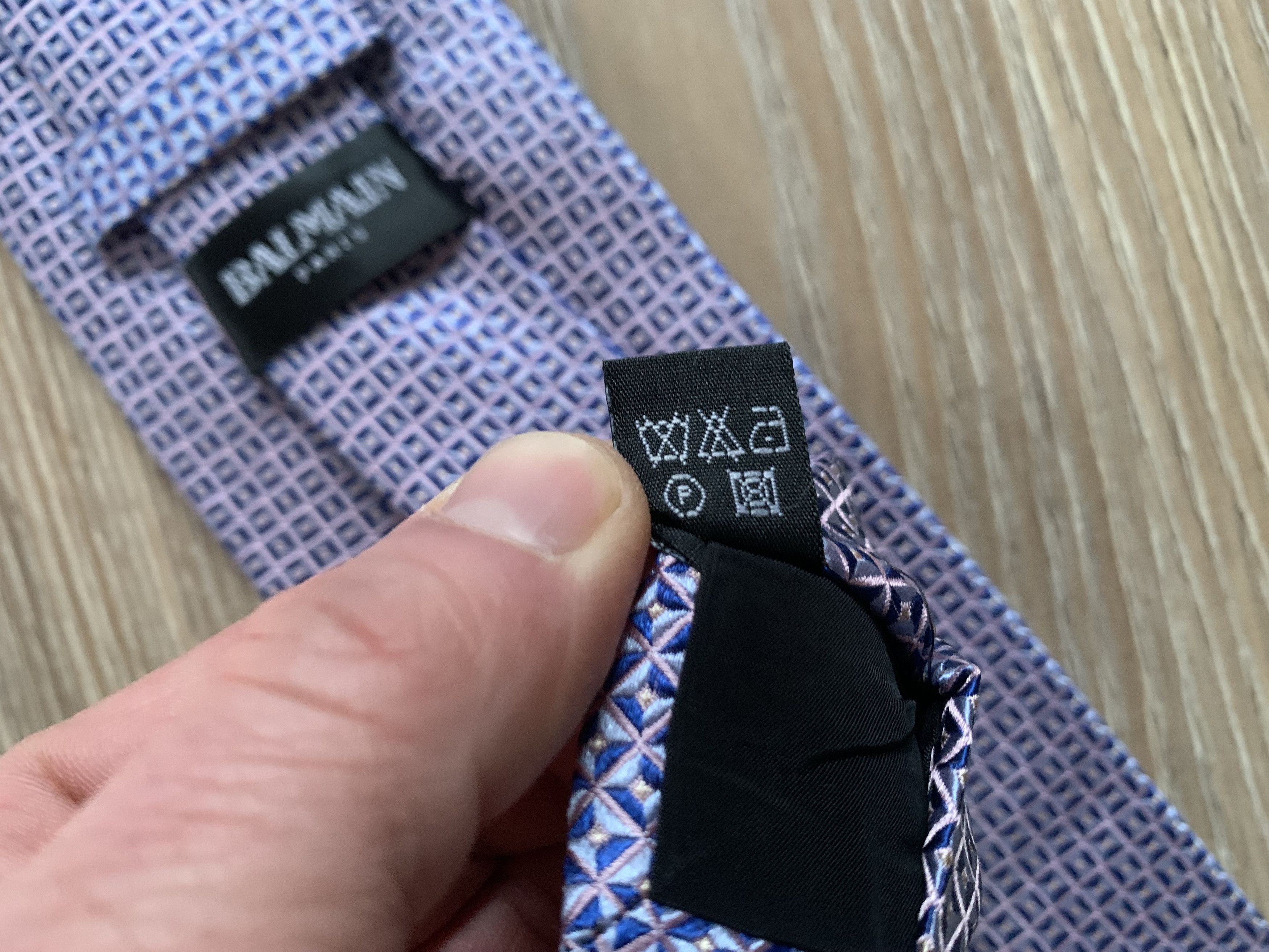 Balmain Balmain Patterned Silk Tie Size ONE SIZE - 8 Thumbnail