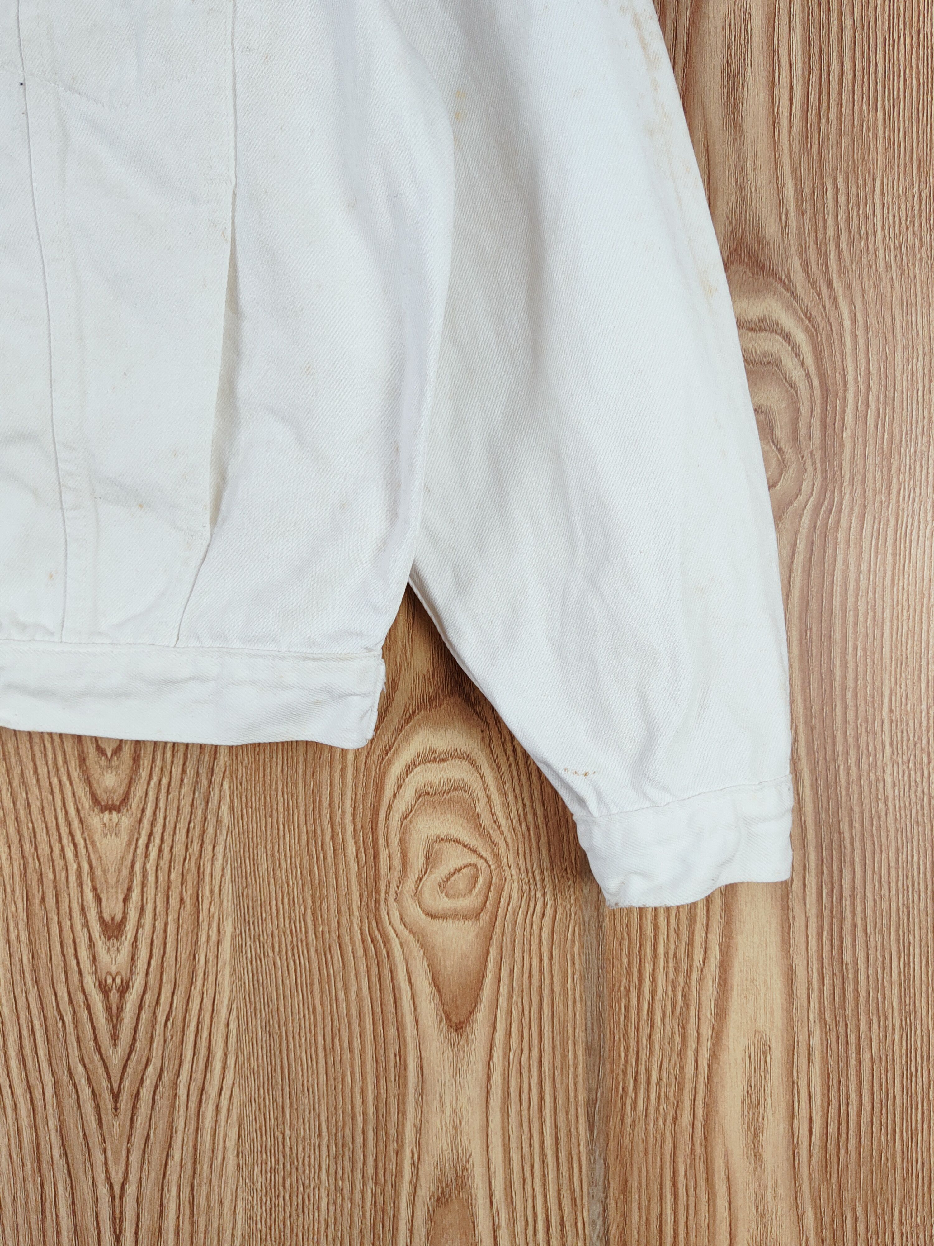 Levi's D Levi's orange tab vintage White Denim Jacket #W571 Size US M / EU 48-50 / 2 - 6 Thumbnail