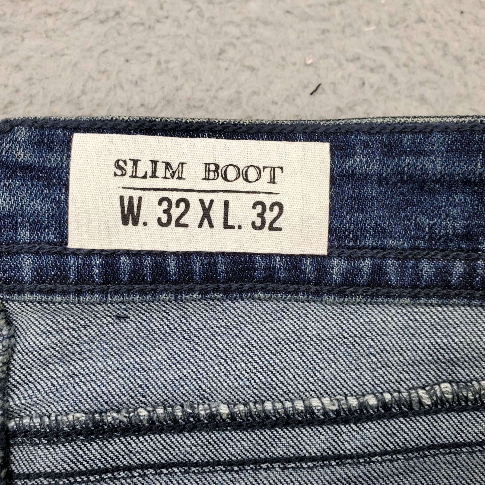 Vintage Axel Jeans Mens Bootcut Slim 32x32 Blue Denim Stretch High Waisted Straight Shirt Size US 32 / EU 48 - 6 Thumbnail
