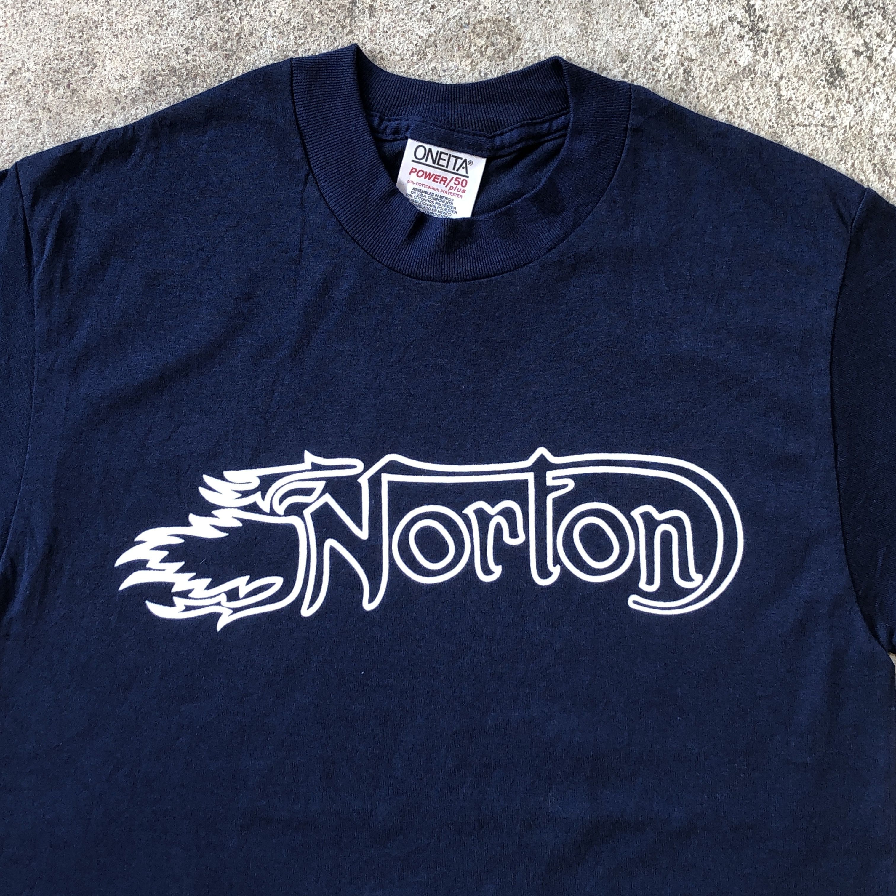 Norton Vintage 90s Norton Motorcycle T shirt Size US S / EU 44-46 / 1 - 3 Thumbnail