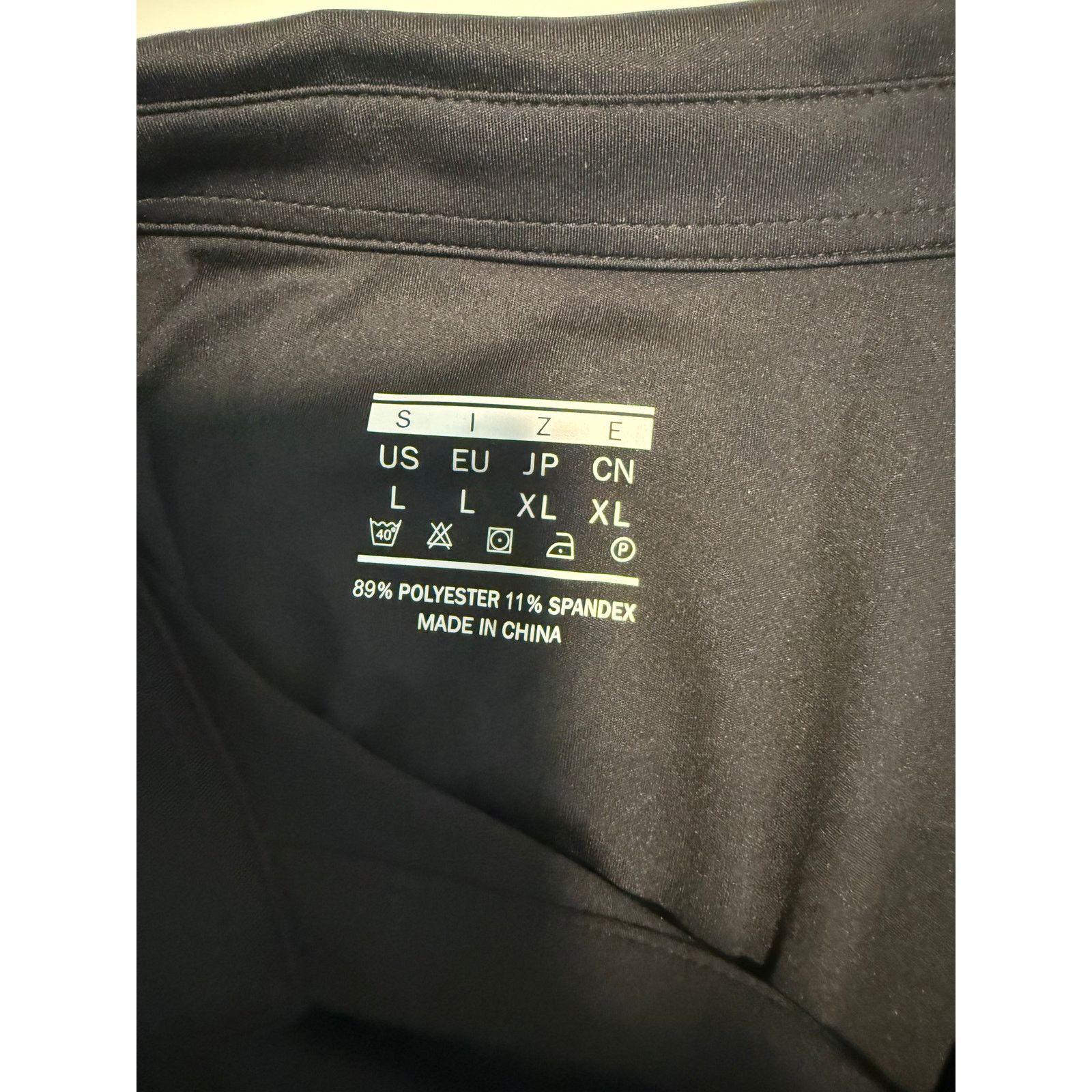 Other Women's Size L Black Short Sleeve Collared Polo Shirt - B021 Size L / US 10 / IT 46 - 4 Thumbnail