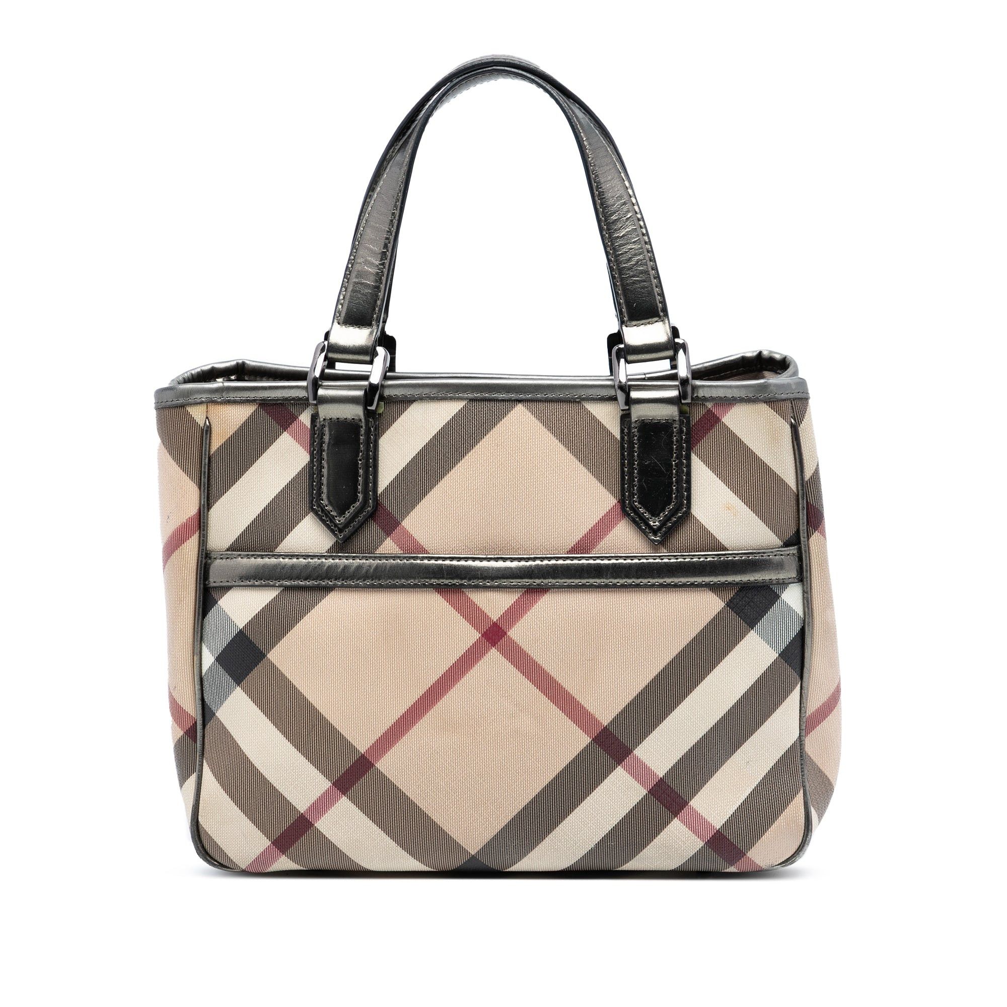 Burberry Supernova Check Coated Canvas Tote Size ONE SIZE - 1 Thumbnail