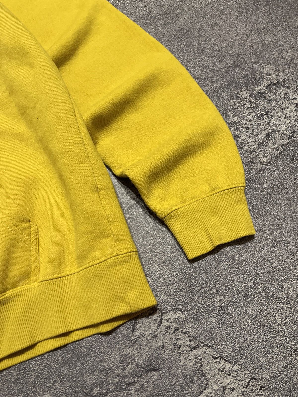 Stussy × Vintage Y2K Yellow Stussy Big logo Y2K Hoodie Size US S / EU 44-46 / 1 - 3 Thumbnail