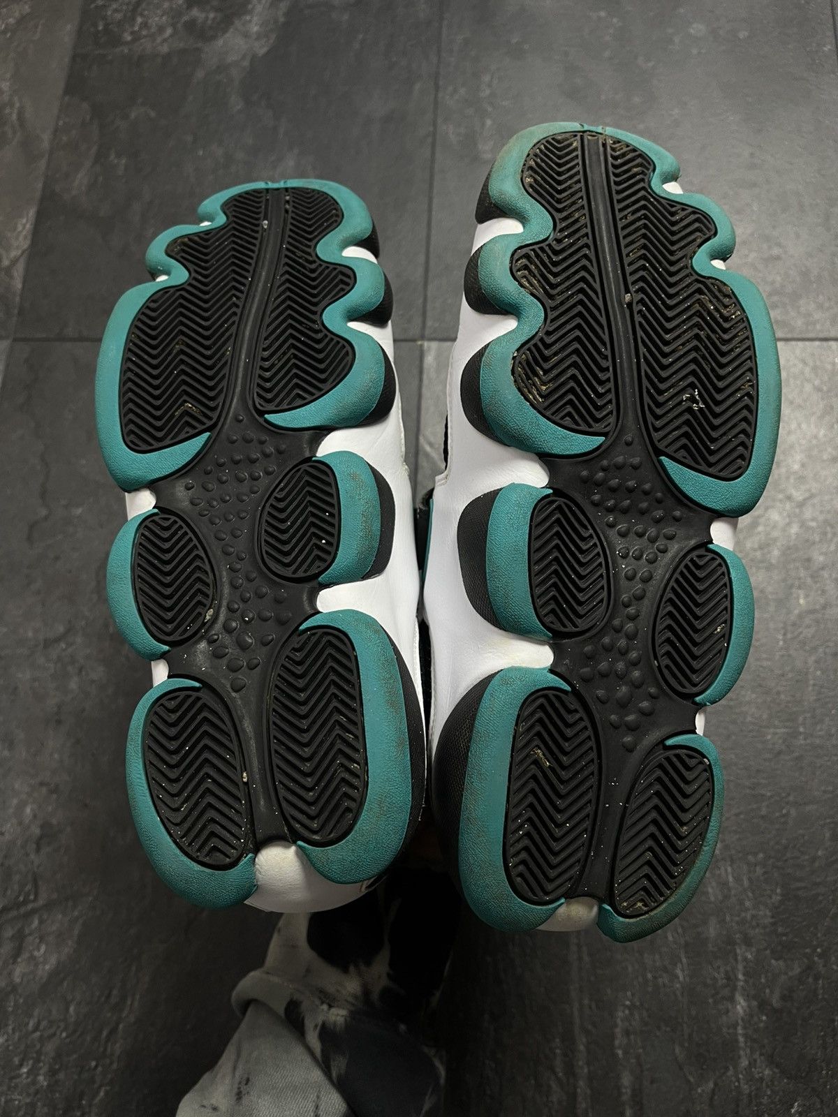 Streetwear Air Jordan Black Cat Retro Black Turbo Green White Size US 8.5 / EU 41-42 - 15 Thumbnail