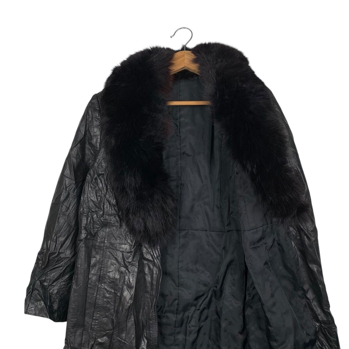 Japanese Brand Japanese Brand Fur Leather Coat Size M / US 6-8 / IT 42-44 - 9 Thumbnail